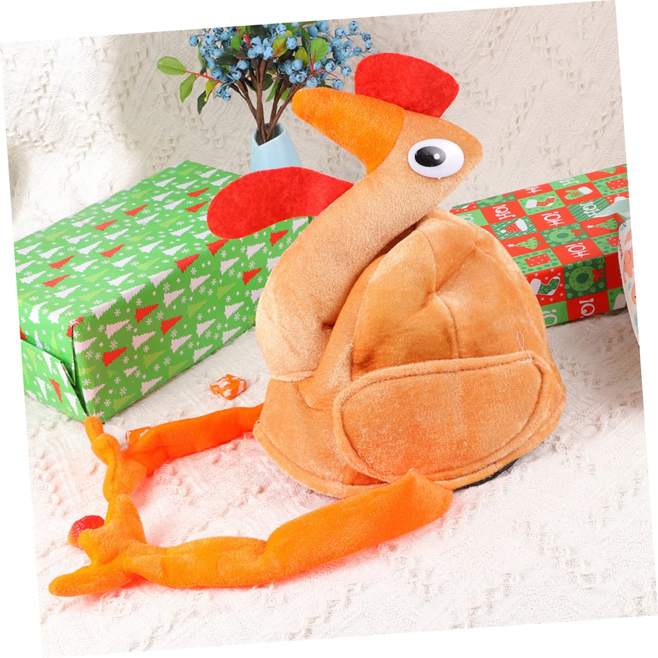 Abaodam 5piezas Sombrero De Pavo Divertido Para Carnaval y Acción De Gracias Diseño Adorable Patas Accesorio De Fiesta Para Cosplay y Celebraciones