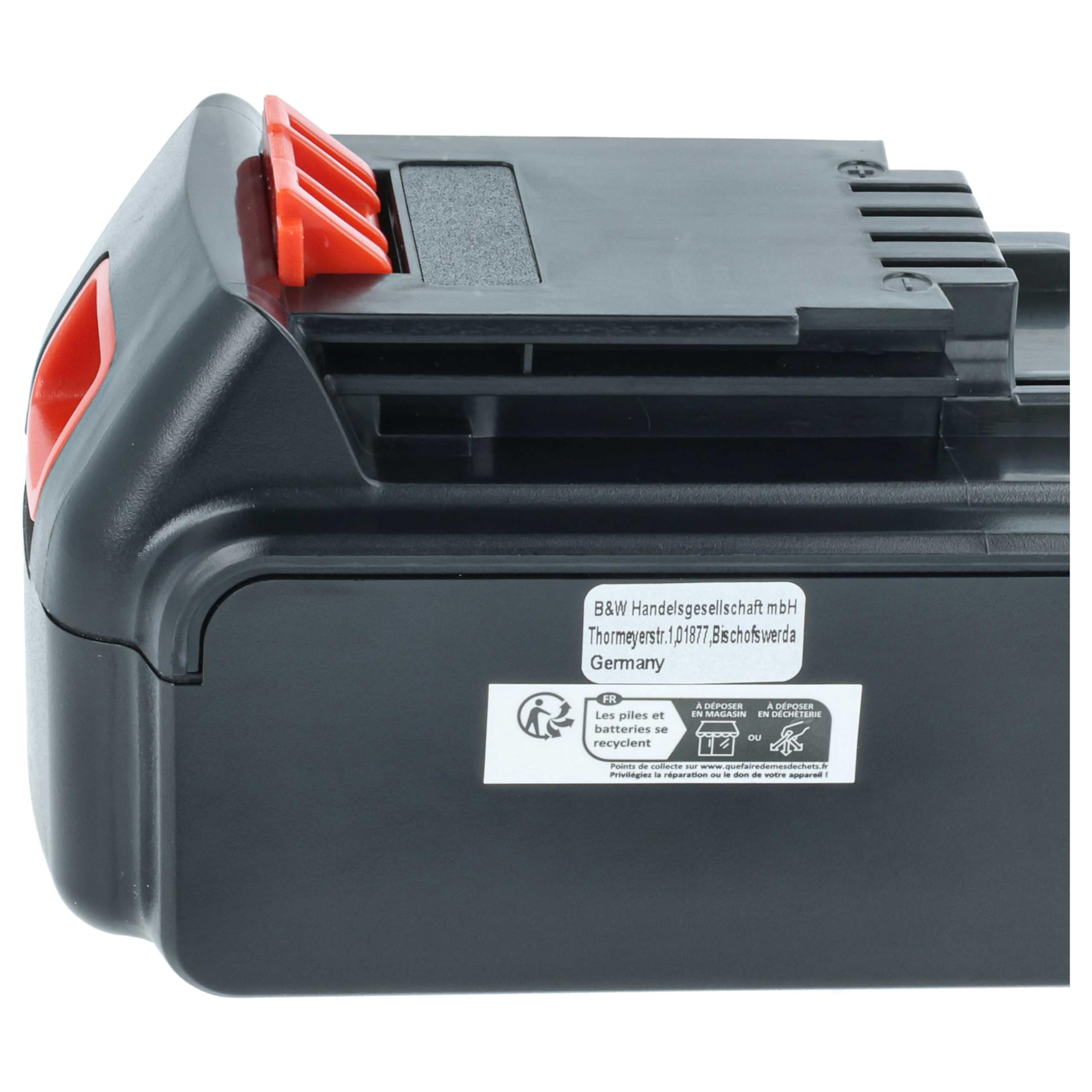 vhbw 2 x bateria kompatybilna z elektronarzędzi Stanley FMC698B, FMC625D2, FMC675B, FMC645D2, FMC688L, FMC675B-XE (4000 mAh, Li-Ion, 20 V)
