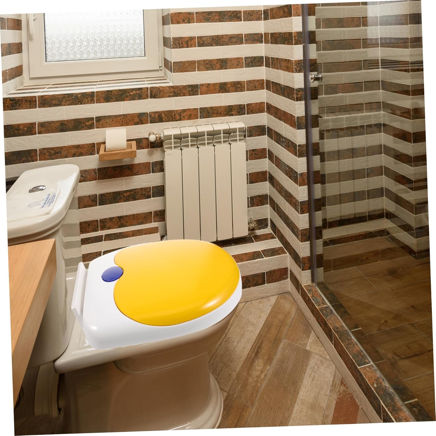 TEHAUX Boy Girl Potty Training Seat U-shaped Toilet Training Seat for Toddlers Comfortable and Safe for Boys and Girls Easy to Install Smooth Surface Design