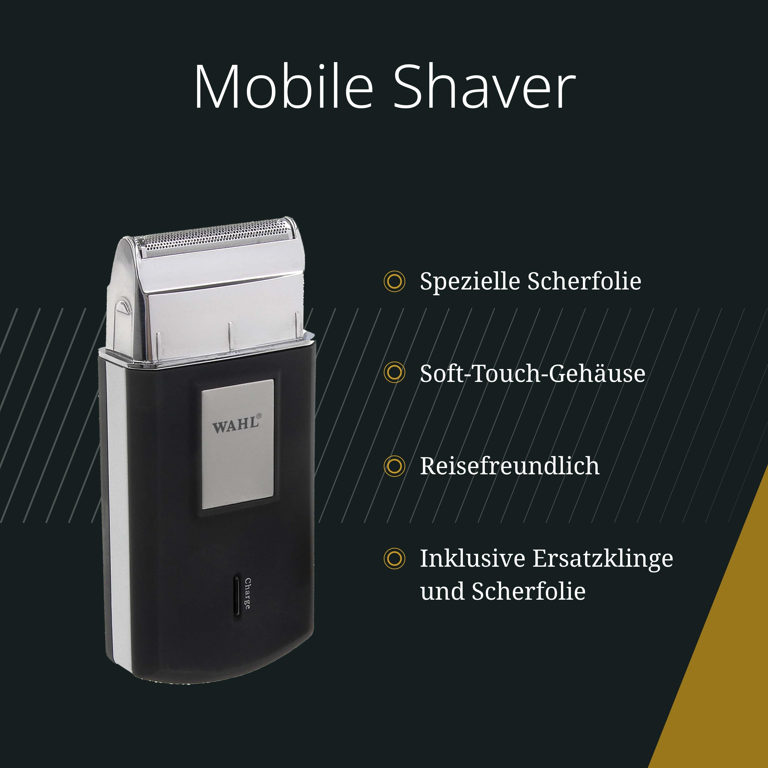 Wahl Cordless Super Taper, Pro A-Lign Trimmerklingen & Mobile Shaver - Professionelles Kabelloses Grooming-Bundle