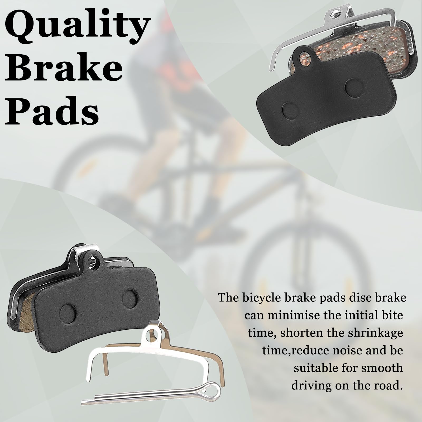 6 coppie Pastiglie Freno a Disco per Bicicletta Pastiglie Freni Bici e MTB ad Alte Prestazioni per D03S D02S Saint BR-M810 Deore XT BR-M8020 ZEE BR-M640 Tektro HD M725 750 TRP G-Spec Quadiem ecc