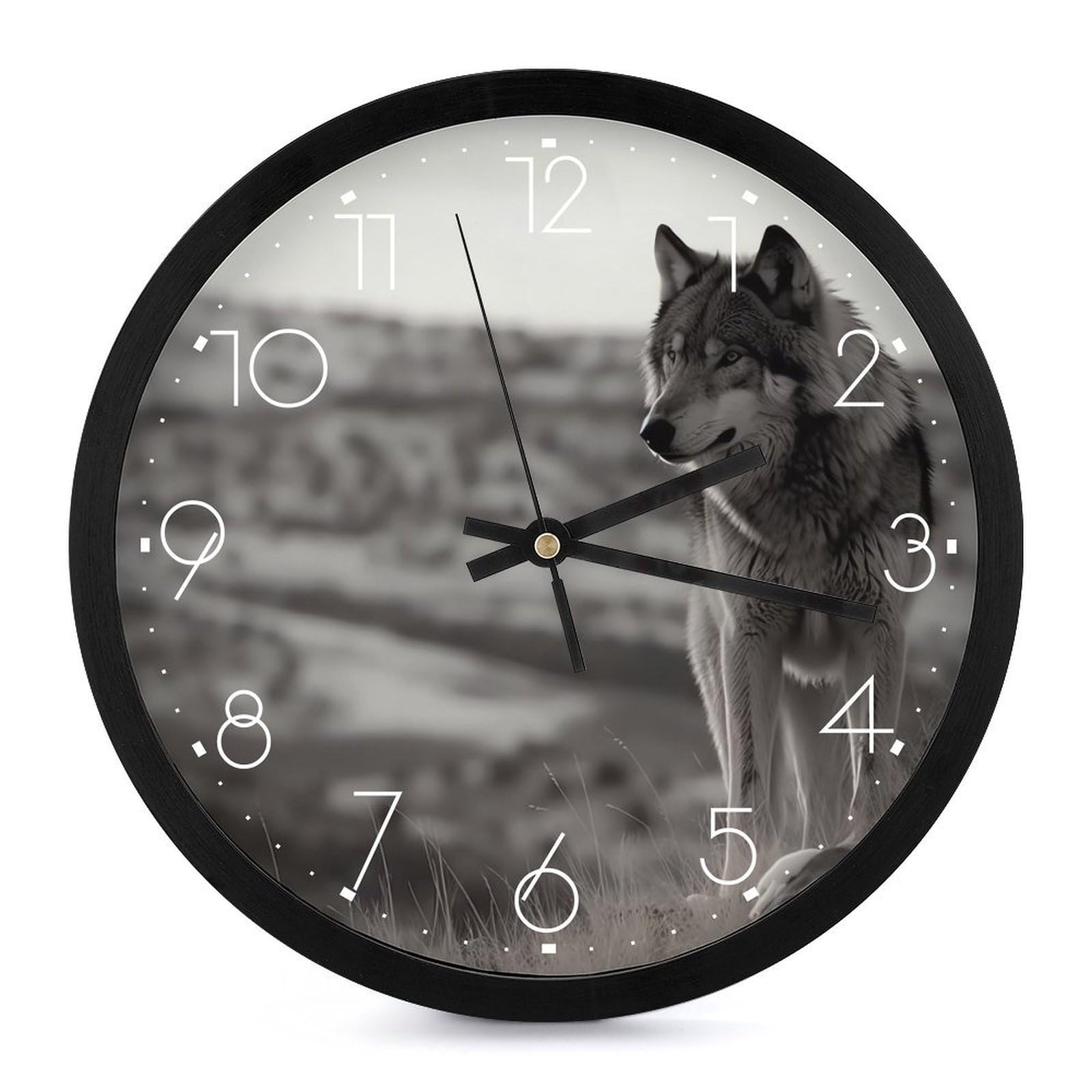 Horloge murale silencieuse pour chambre à coucher sans tic-tac