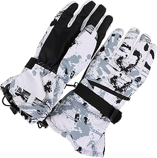 FOMIYES 1pair Gloves Motorcycle Gloves Working Gloves for Men Motorcycle Gloves Sports Gloves Skiing Winter Ski Mittens Skid-proof Gloves Sports Accessory Anti-skid Gloves White