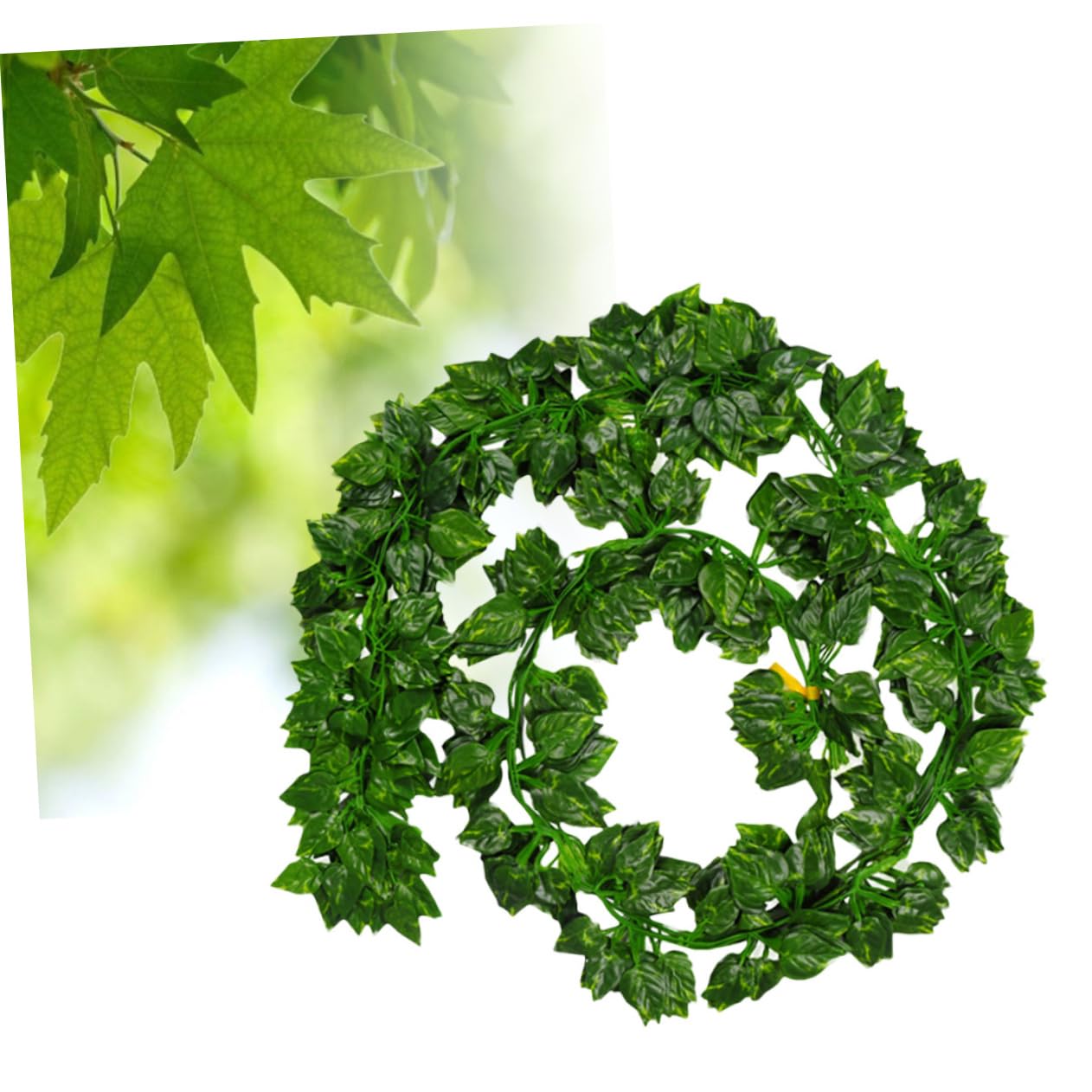 HOOTNEE 12pcs Decor Artificial Ivy Vine Pumpkin Leaf Hanging Ivy League