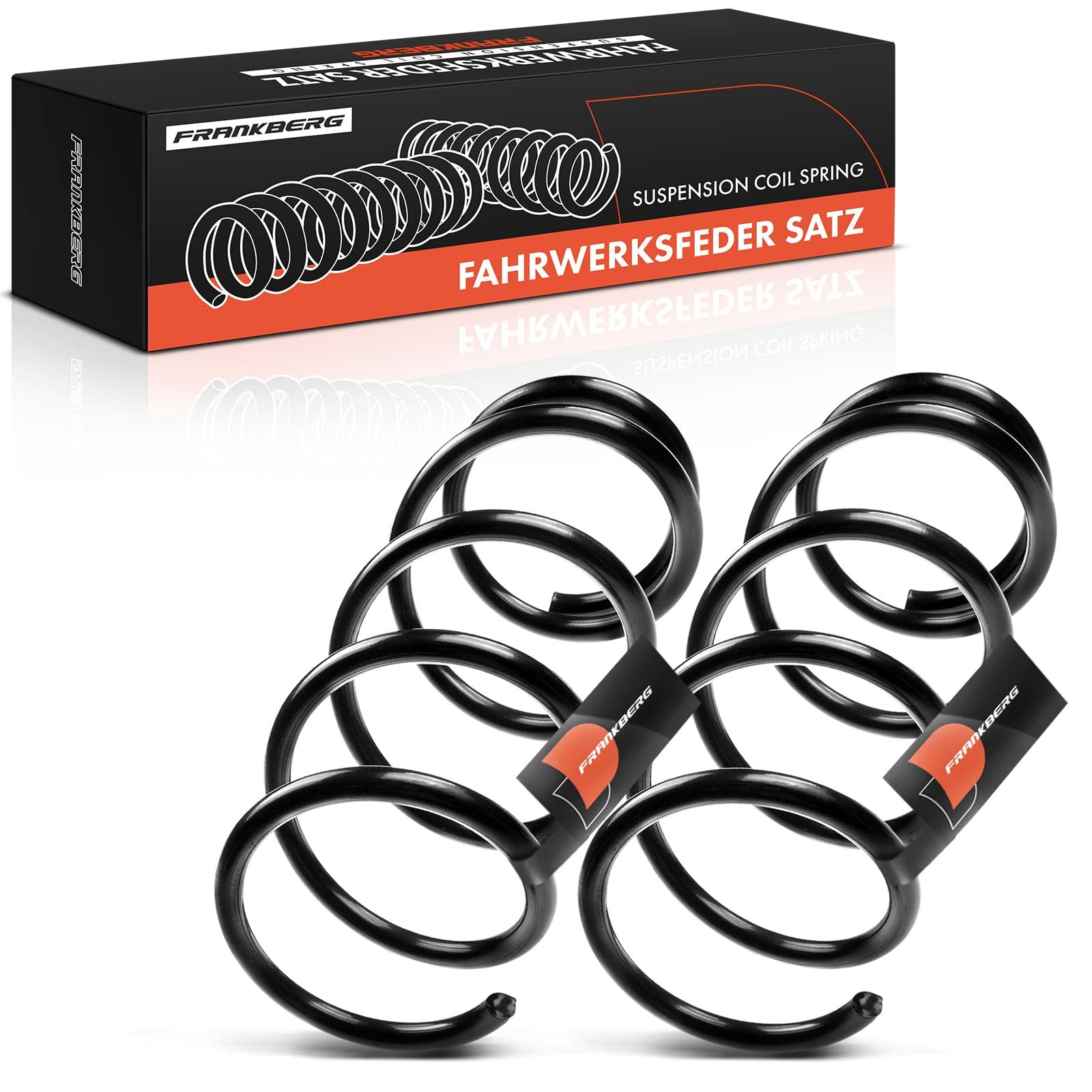 Frankberg 2 resortes de suspensión para eje delantero 54010BJ00B | Compatible con: Autobús NV200/Evalia, Caja NV200