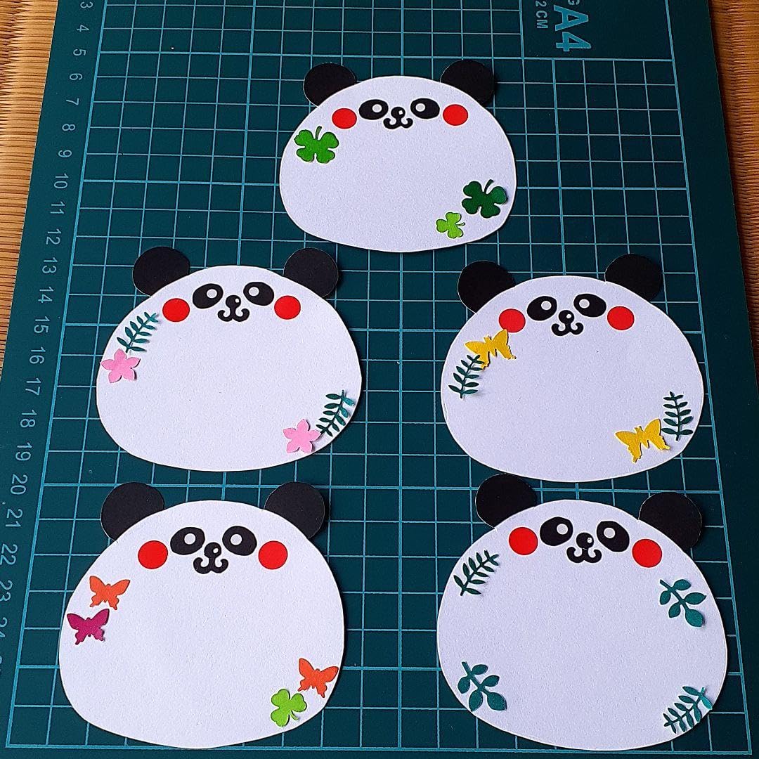 ペーパークラフト メッセージカード アルバム 保育 動物 アニマル