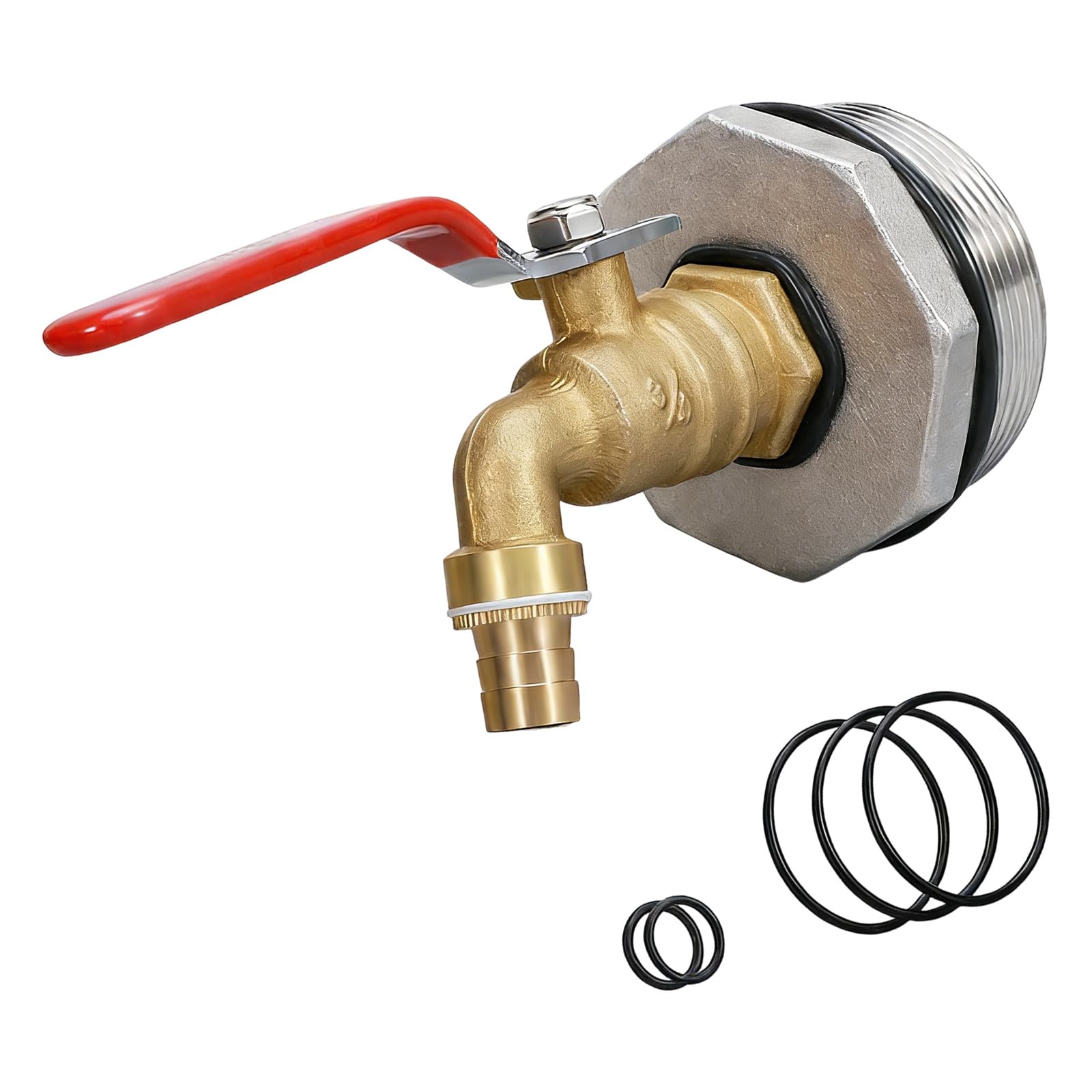 Adaptateur de robinet en laiton robuste pour cuve à eau durable