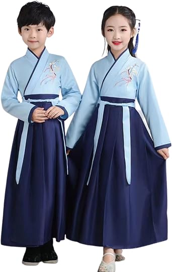 Hanfu for Girls or Boys Tang Suits Served Ru Dress Performance Costume Han School Hanfu
