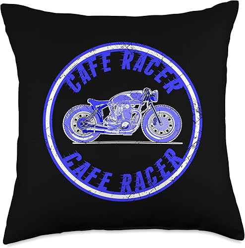 Miniatura 4 de Cafe Racer Biker - Cojín de 16 x 16 pulgadas, multicolor