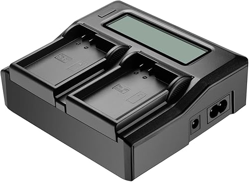 Miniatura 6 de SR LP-E6 LP-E6N - Cargador digital de doble canal con pantalla LCD para cámara Canon EOS 5D 5DS 5DS R 6D 7D 7DS 60D 60D 70D Batería LP-E6, Cargador