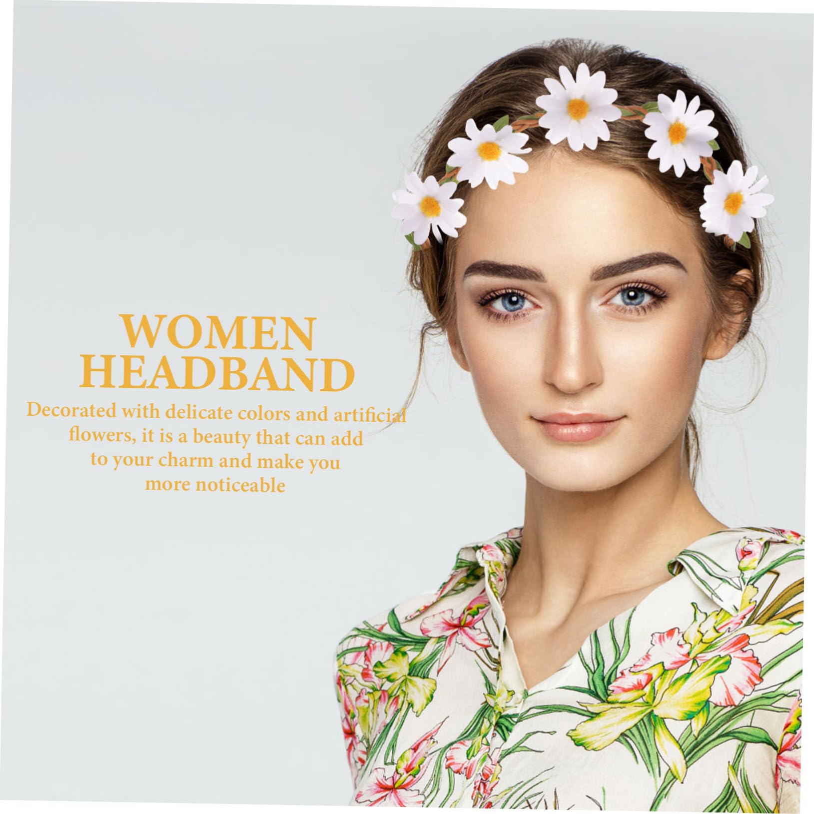 minkissy 30piezas Diadema De Margaritas Artificiales Para Mujeres Adorno Floral Para Bodas Fiestas y Eventos Especiales Accesorio De Peinado