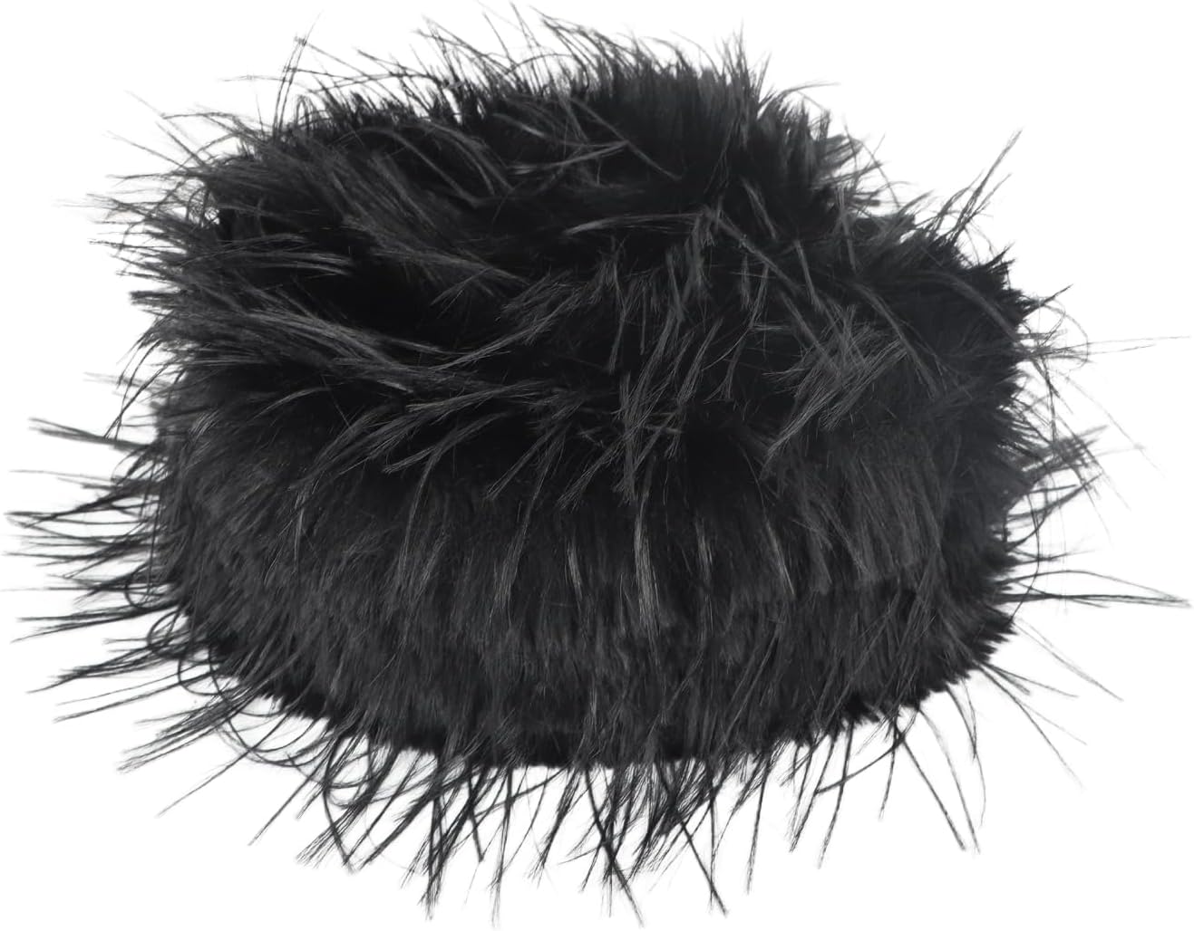 JIAHG Winter Warm Scarf Long Faux Fur Plush Thickened Scarf Cold Weather Soft Neck Warmer for Women Wedding Dinner Parties - Image 4