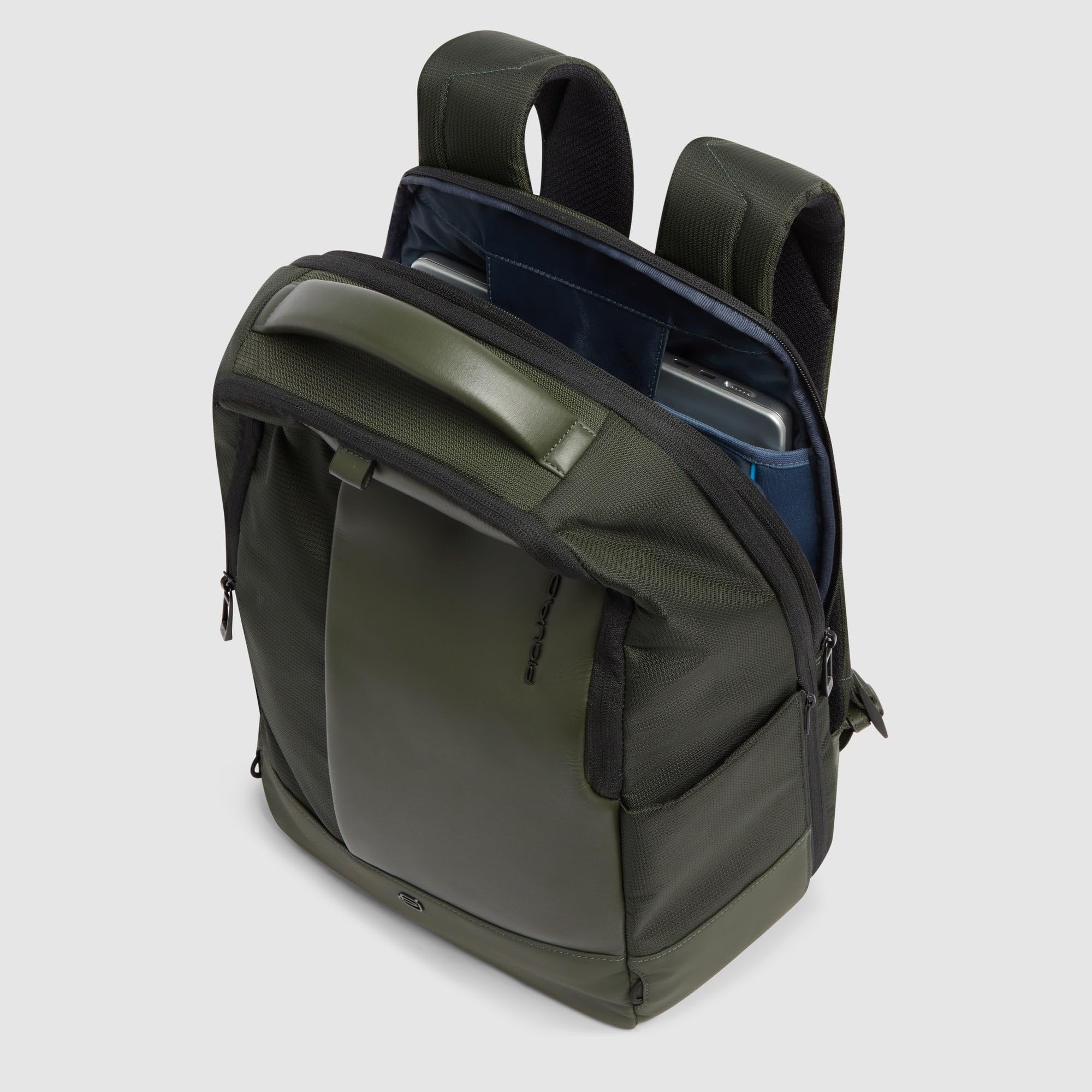 PIQUADRO - Zaino Porta PC 14" con Porte USB e USB Type C - Uomo - Verde