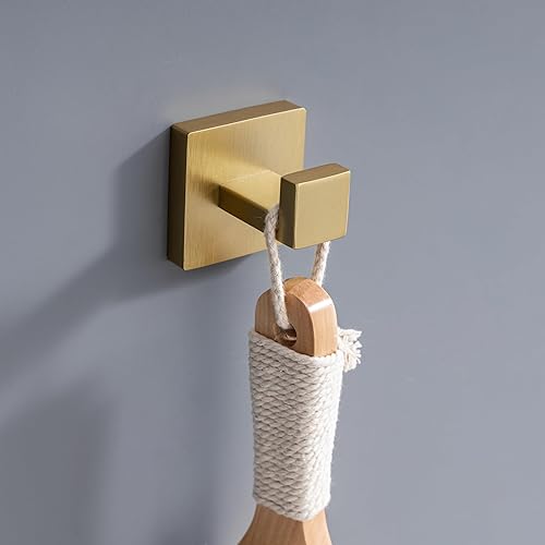 Miniatura 2 de Kit de accesorios de baño de 10 piezas, juego de acero inoxidable SUS304 con acabado cepillado, con 2 barras de toalla de 23.6, 2 anillos de toalla,