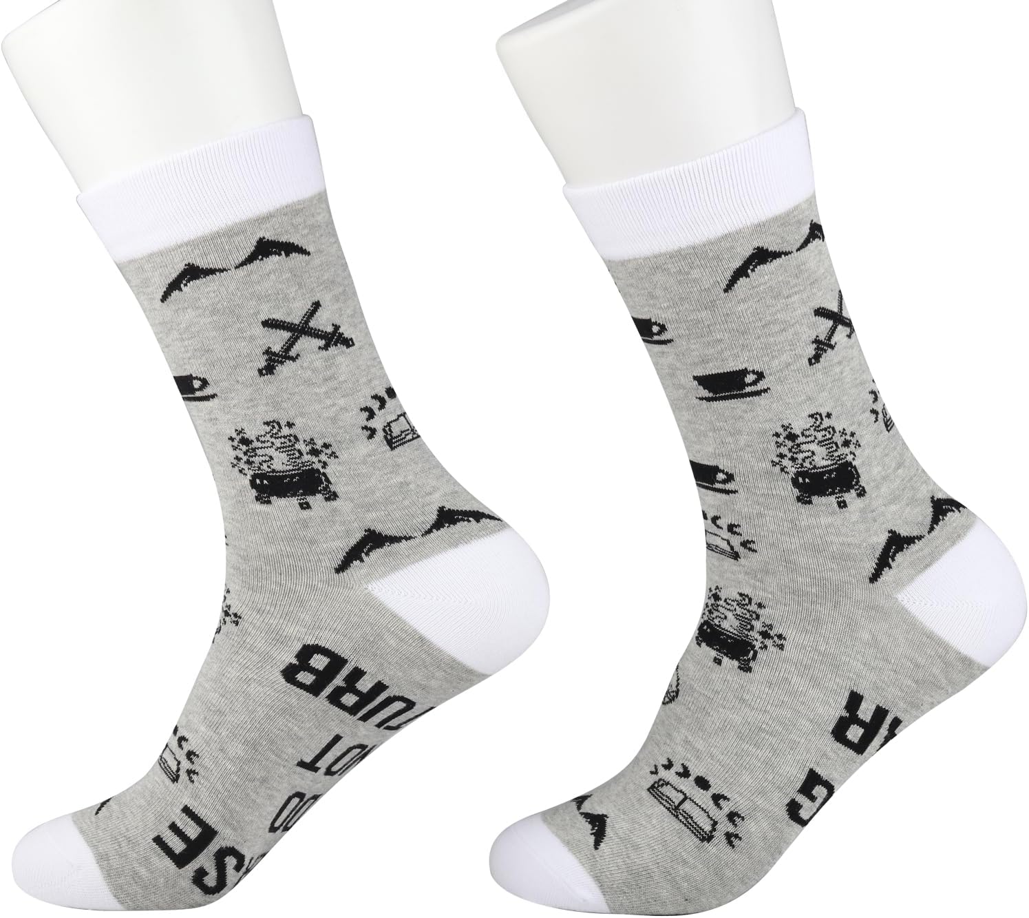 TSOTMO Please Do Not Disturb Novelty Socks Bookworm Gift Fantasy Novel Inspired Gift Book Lover Gift For Reader - Image 7