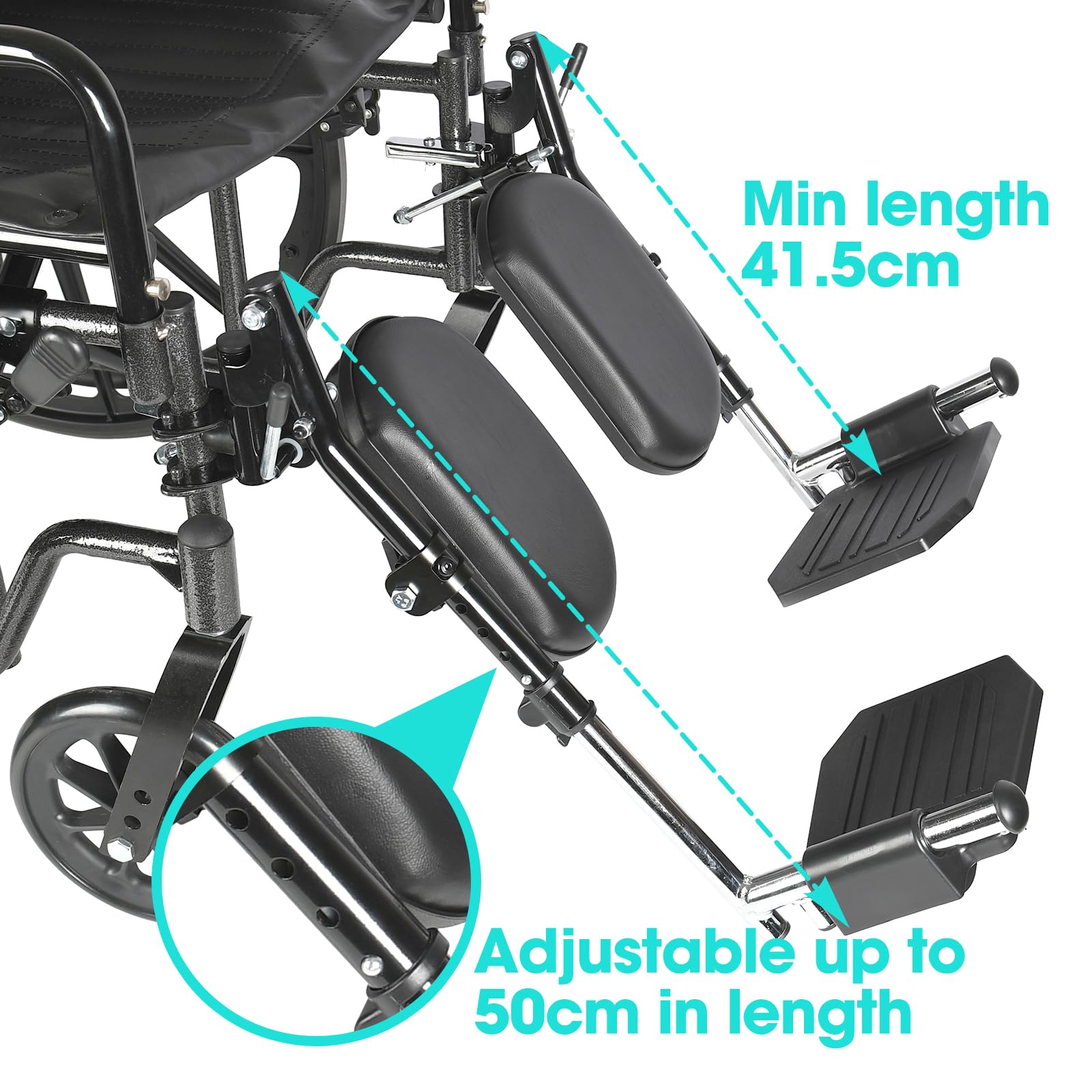 Wheelchair Footrest - Comfort & Support -4 Wheelchair Footrest - Comfort & Support -4