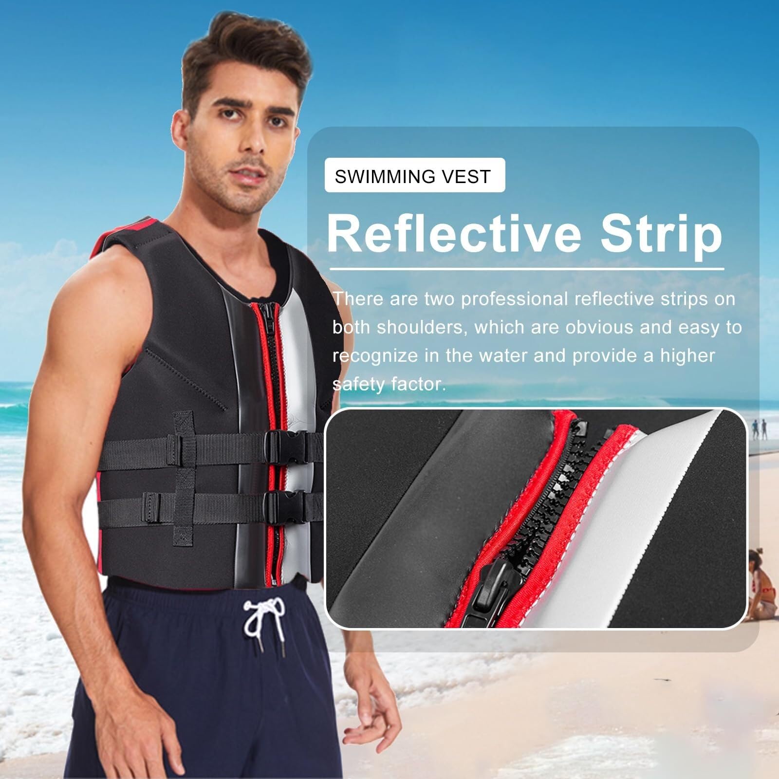 River Vest Ajustamento Ingegneria Organizzazione Fiume Neoprene per Pesca Mosca Trota Fiume Uso