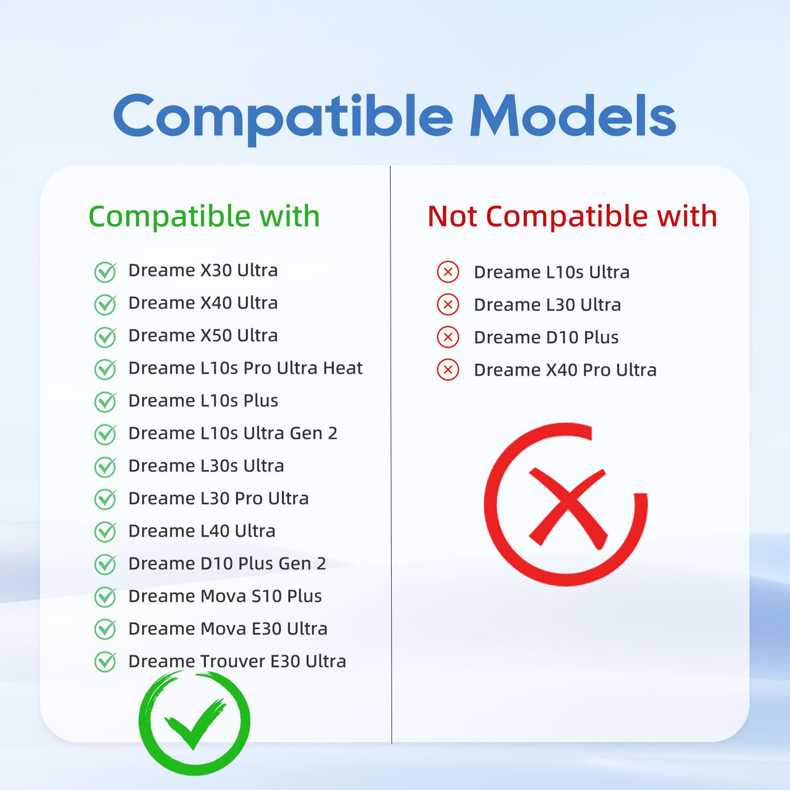 12 Sacs à Poussière Compatibles Avec Dreame X40 X50 L40 L40s Pro Ultra D10 Plus Gen 2 L10s Ultra Gen 2 L10s Pro Ultra Heat L10s Plus Pour Mova E30 P50 Pro Ultra Pas Pour D10 Plus 92243108