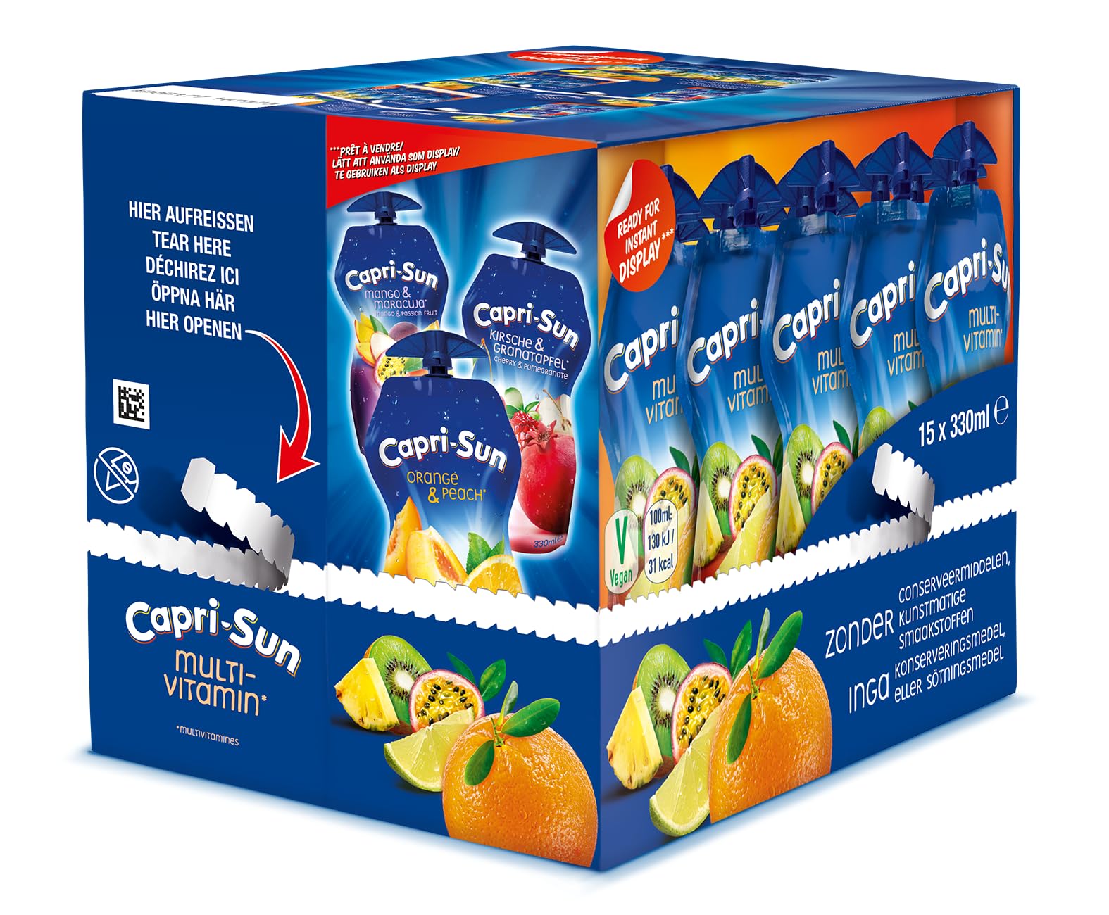 Capri-Sun Multivitamin 330 ml Caja de 15 unidades
