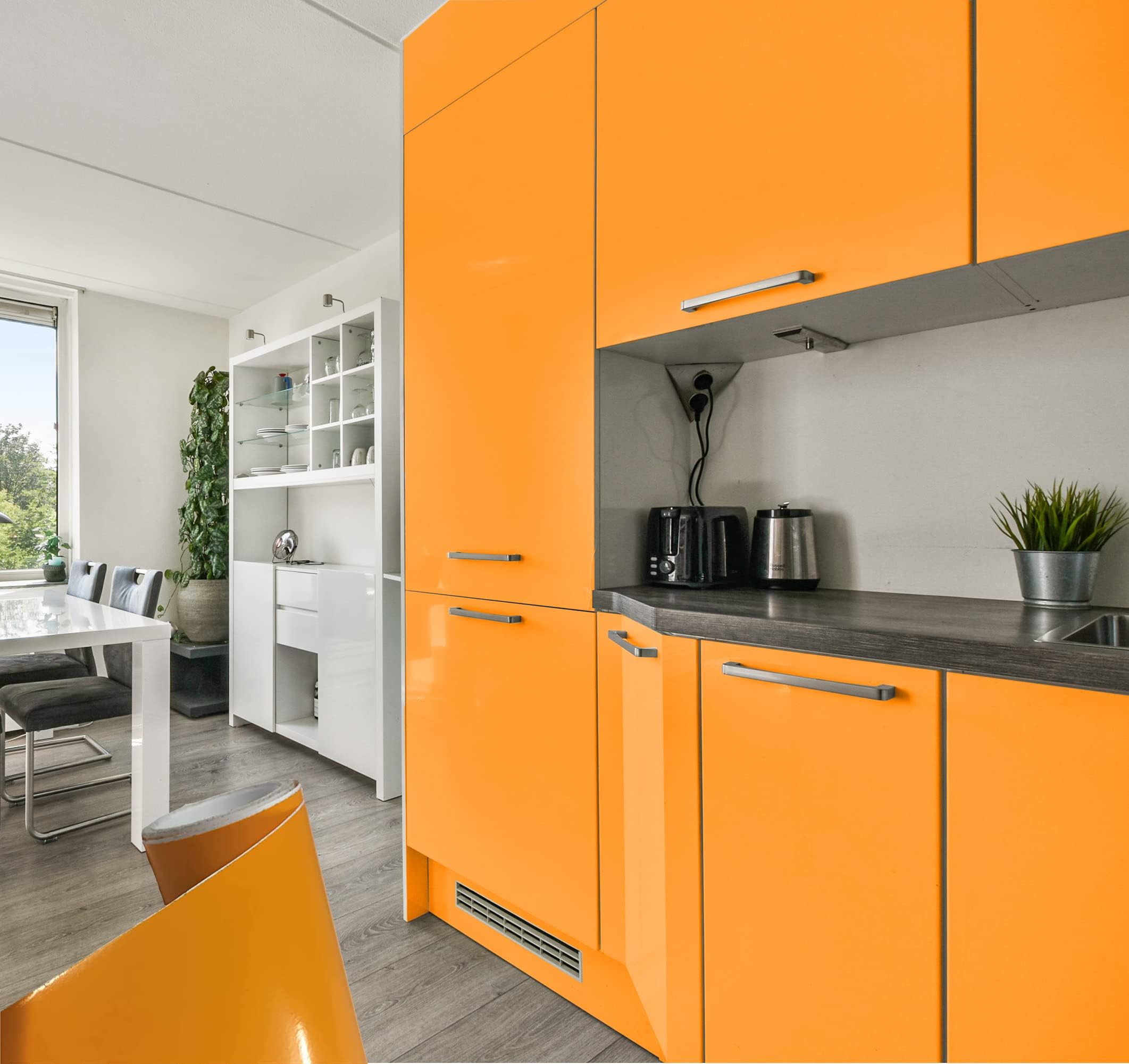 Pellicola Autoadesiva In Vinile Per Piano Di Lavoro Da Cucina - Foto 10