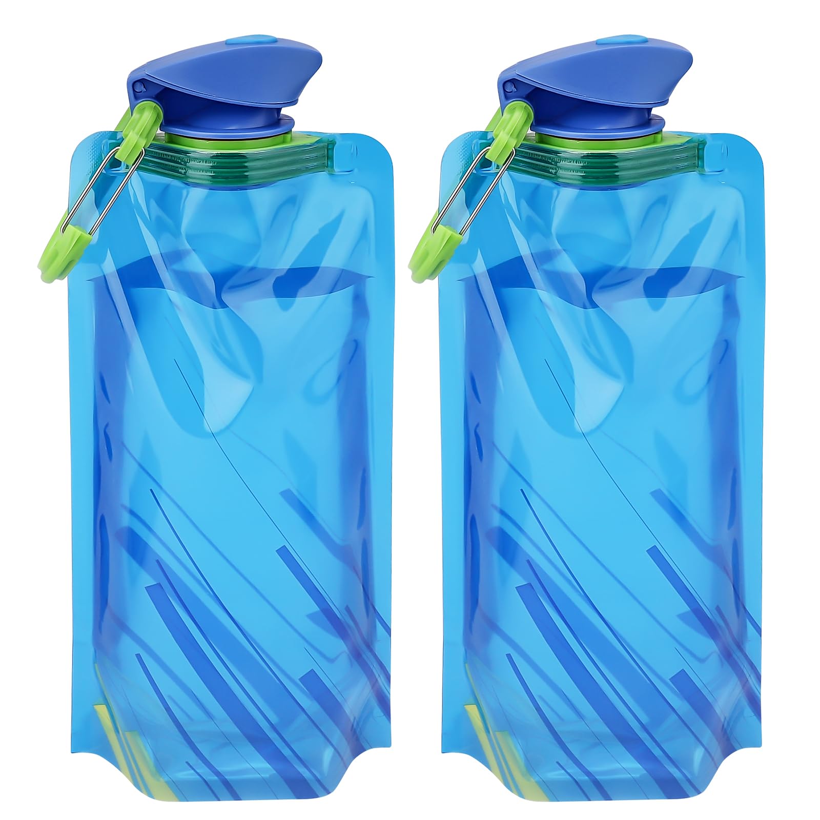 6 Stück Faltbare Trinkflaschen, 700 Ml, BPA-frei – Flexibel & Platzsparend Für Outdoor