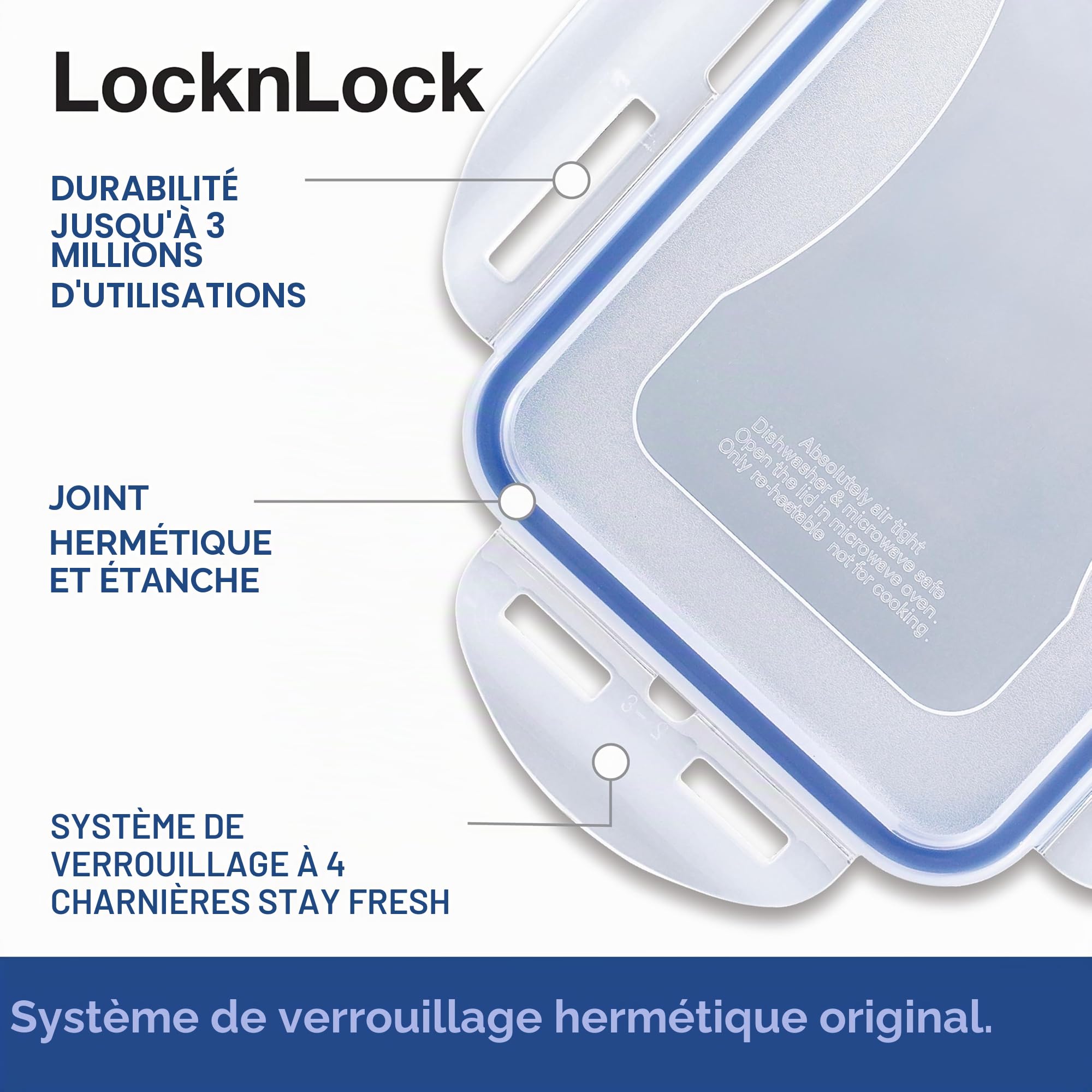 Lock & Lock HPL510 Boite de conservation multi-fonctions Kitchen Caddy 12 l