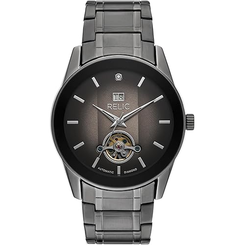 RELIC by Fossil Men's Rylan Stainless Steel and Diamond Accent Watch