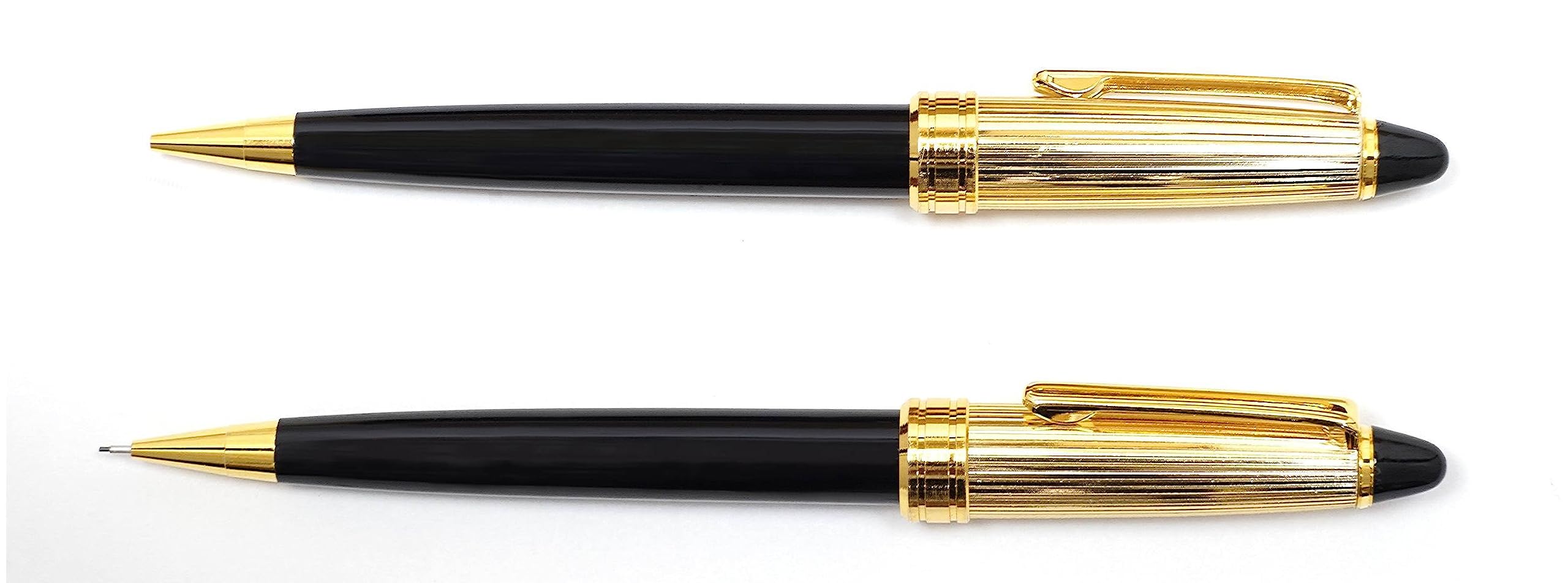 Amazon.co.jp: 日本製 ネオD-800 ホリ金加工 レトロシャープペン 5本