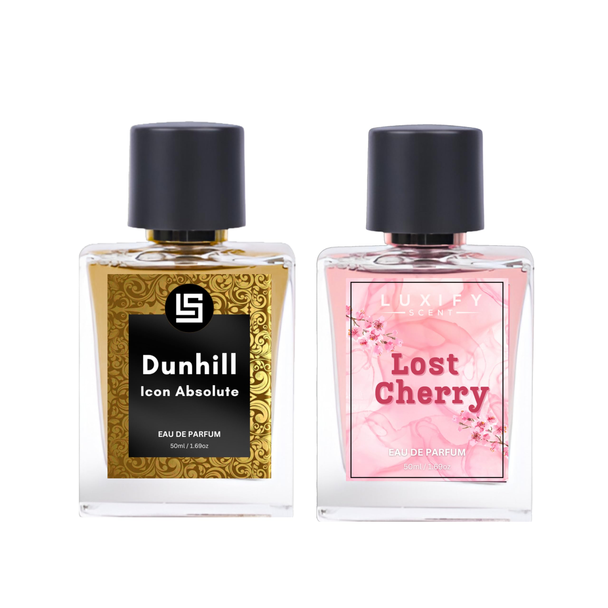 Dunhill icon & Lost cherry Perfume | SRK's Combo | Agarwood & Sweet Fruity Fragrance | Eau De Parfum | Unisex Fragrance | Luxury Gift Pack | 50ml Each | Pack of 2