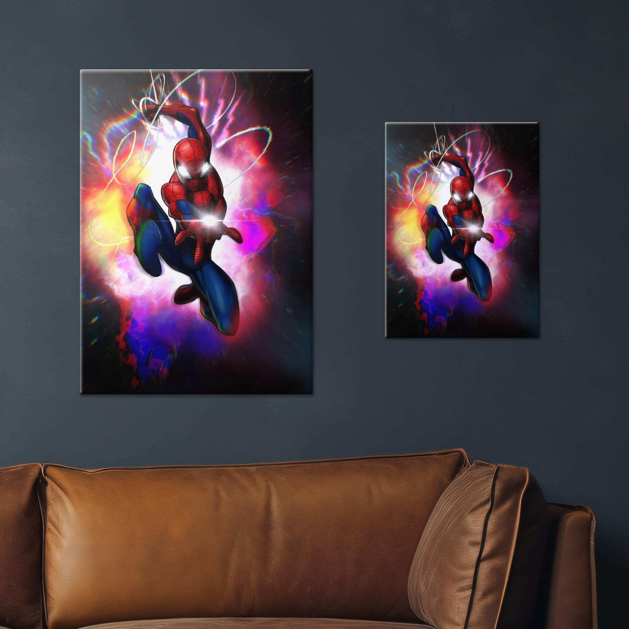 Amazon.com: Displate Metal Poster Marvel Spiderman Wall Art M