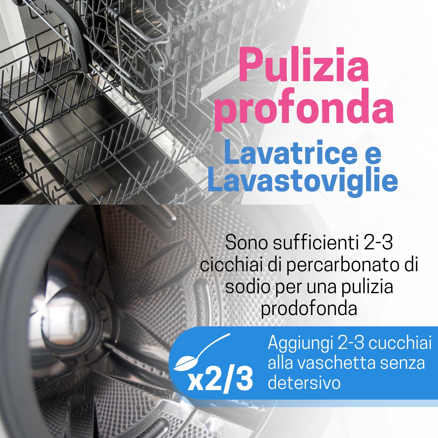 Percarbonato di Sodio per Bucato Puro (10 Kg, 1700 Lavaggi) Smacchiatore Bucato ad Azione Sbiancante Smacchiante Igienizzante Naturale, Antimuffa, Busta Richiudibile - IN OMAGGIO 50gr di Acido Citrico