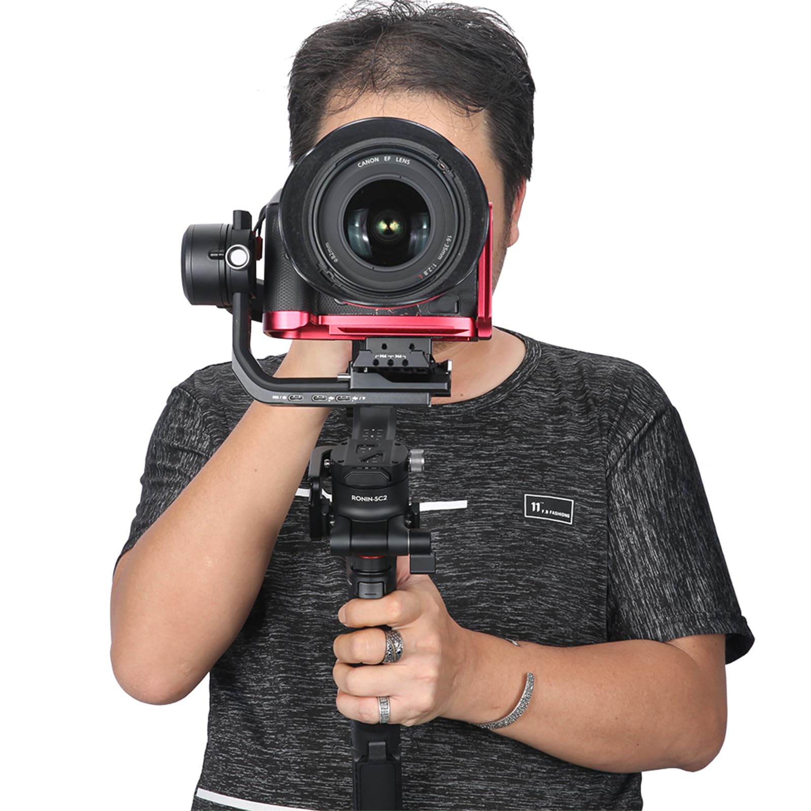 NICEYRIG Poignée en Cuir pour DJI Ronin-SC/Ronin S/DJI RSC 2 / DJI RS 2 Rosette