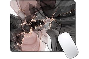 Rose Gold Marble Mouse Pad for a Personalized Workspace