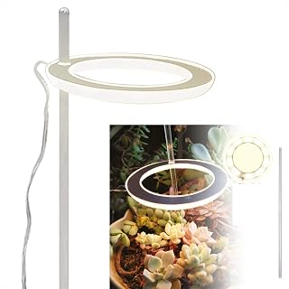 Luz de crecimiento de la planta, luces de crecimiento para suculentas color del hogar lámpara de crecimiento de espectro completo para jardín planta en maceta semilla de inicio flor crecer luces
