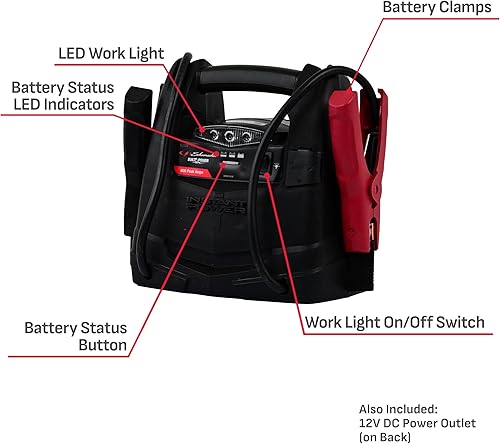 Miniatura 5 de Schumacher SJ1329 arrancador portátil (600amperes)