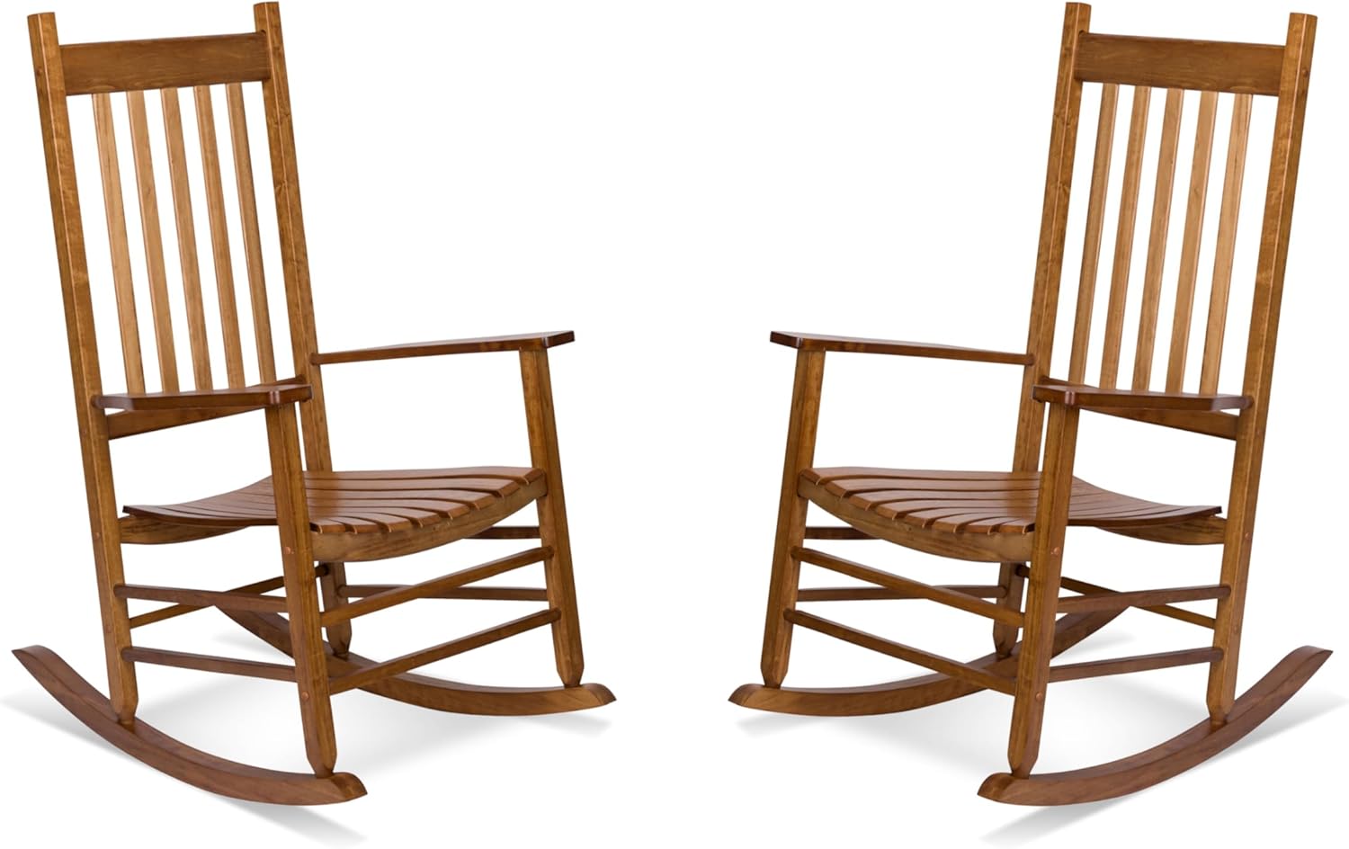 Shine Company Vermont Porch Rockers – White (Set of 2)