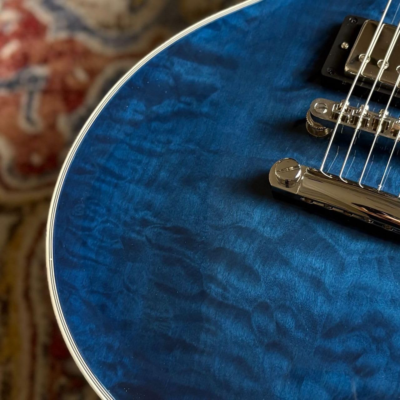 Amazon | Epiphone Les Paul Custom Quilt Viper Blue (バイパーブルー