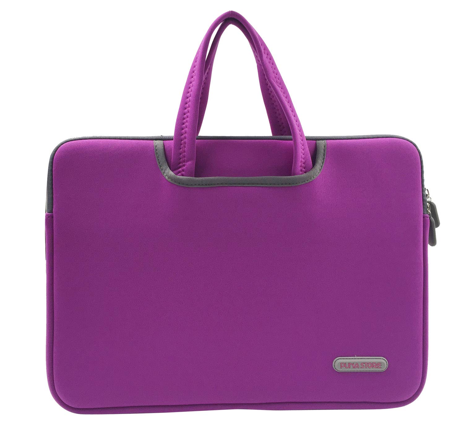 Puna Store Canvas Laptop Sleeve with Handle (14" Magenta)