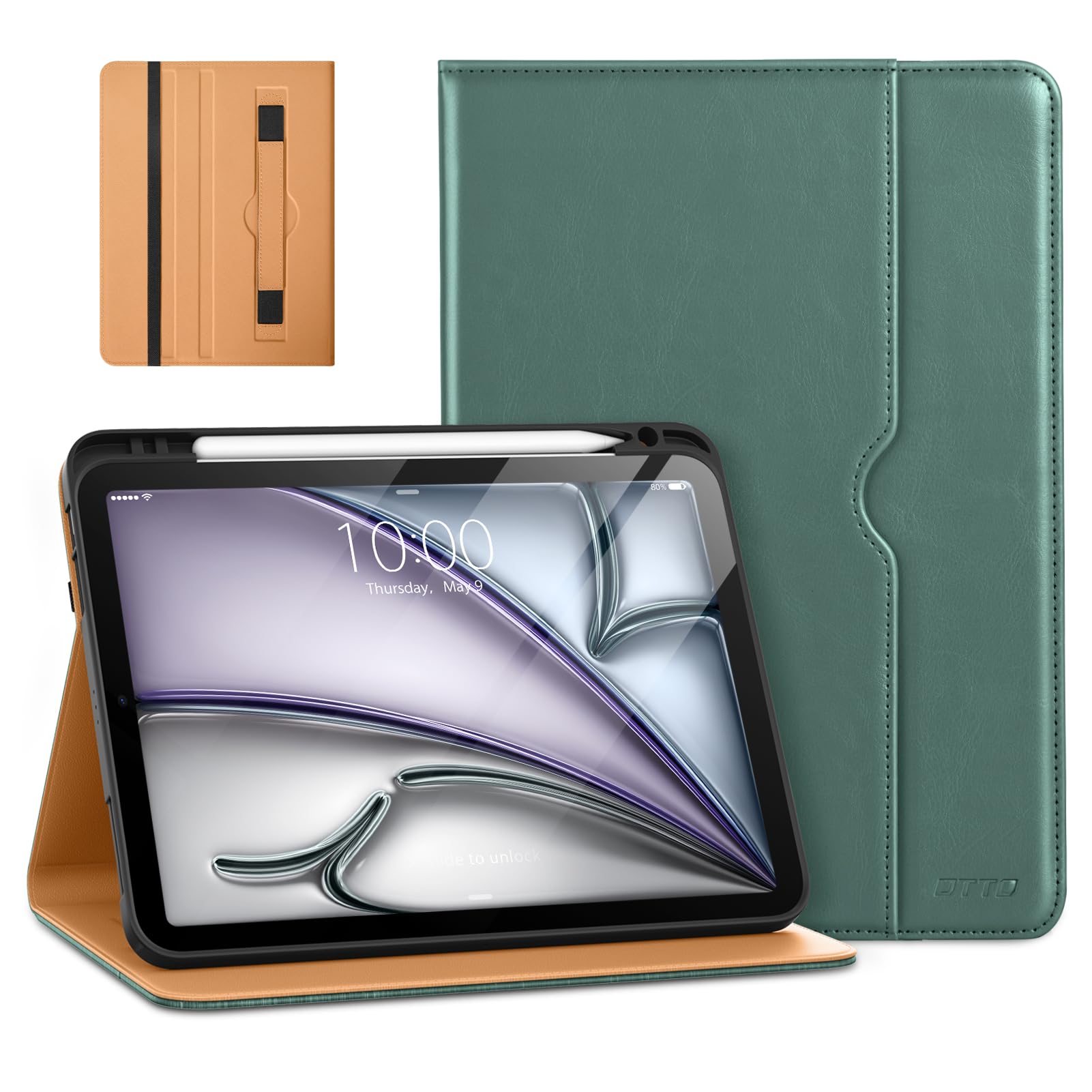 Aazon.co: DTTO For IPad Pro 11 Inch Case (5/4) 2025/2024, Preiu Leather Business Folio