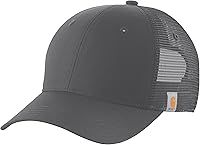 Carhartt Men's Rugged Professional Series Canvas Mesh-Back Cap - Sweat-Wicking, Odor-Fighting, Adjustable Fit
