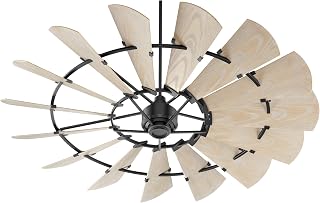 Quorum 197215-69 Transitional 72``Patio Fan from Windmill Collection in Bronze/Dark Finish,
