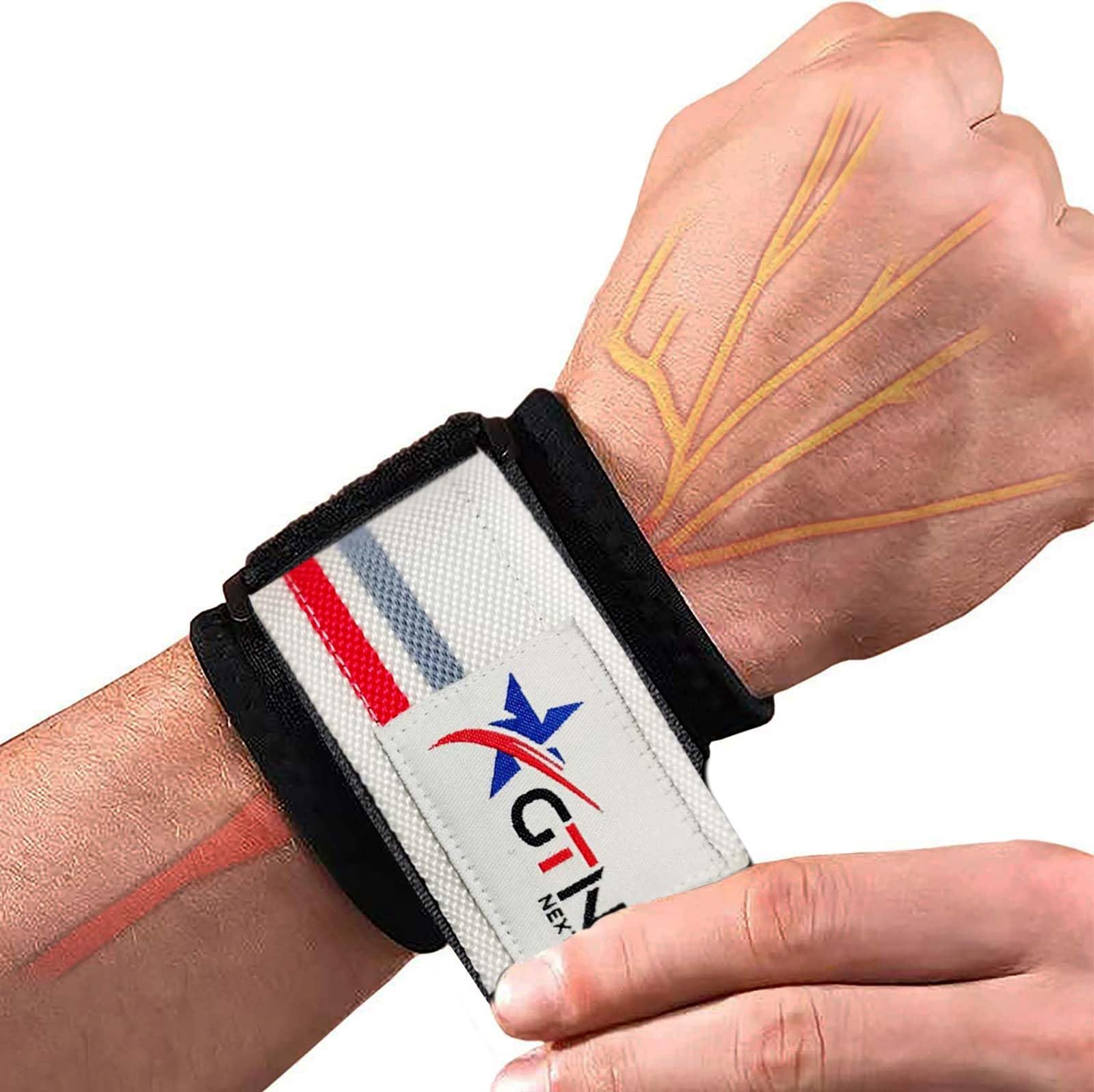 Gym Wrist Support Wrist Straps for Gym for Men Wrist Support for Pain Relief Sports Pack of 2 (B0CZY52V2Z) Amazon Price History, Amazon Price Tracker