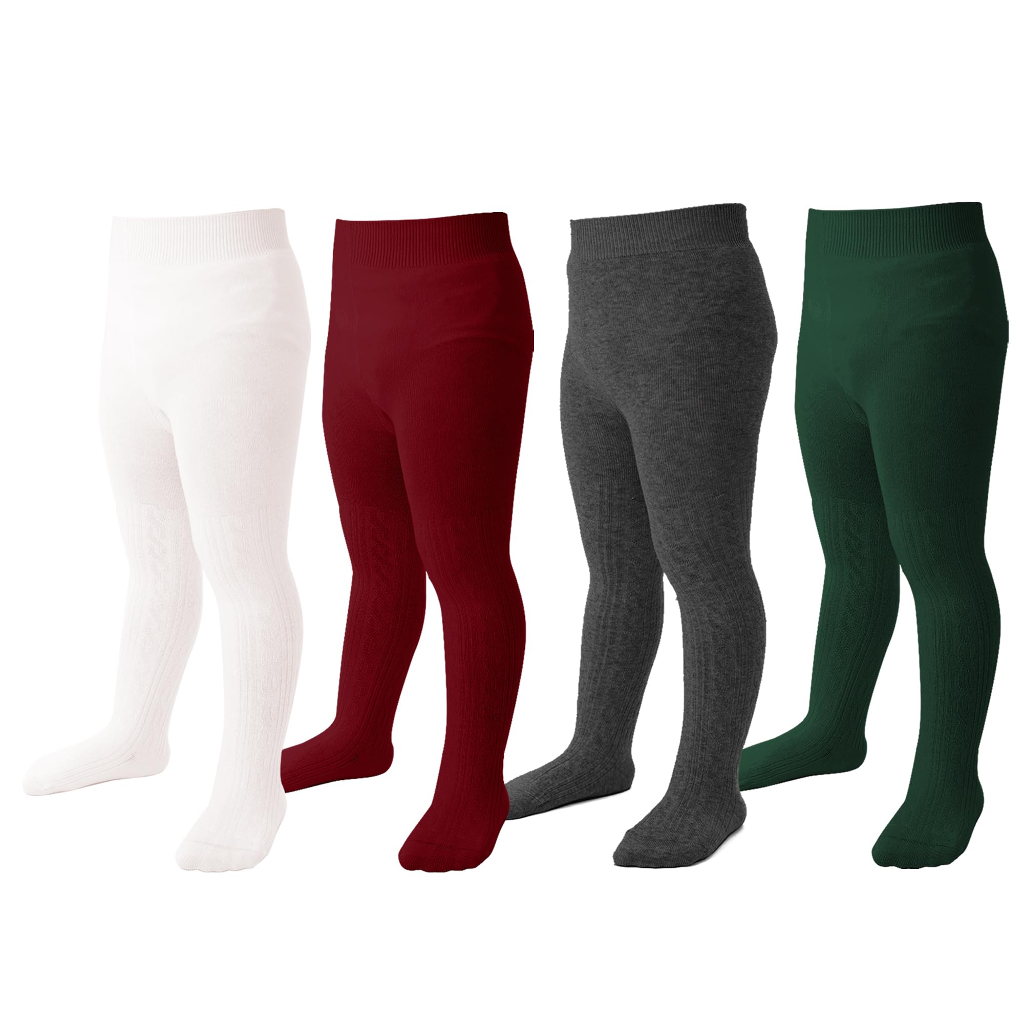 Baby Girls Tights Solid Cable Knit LeggingsWarm Stockings For Toddler