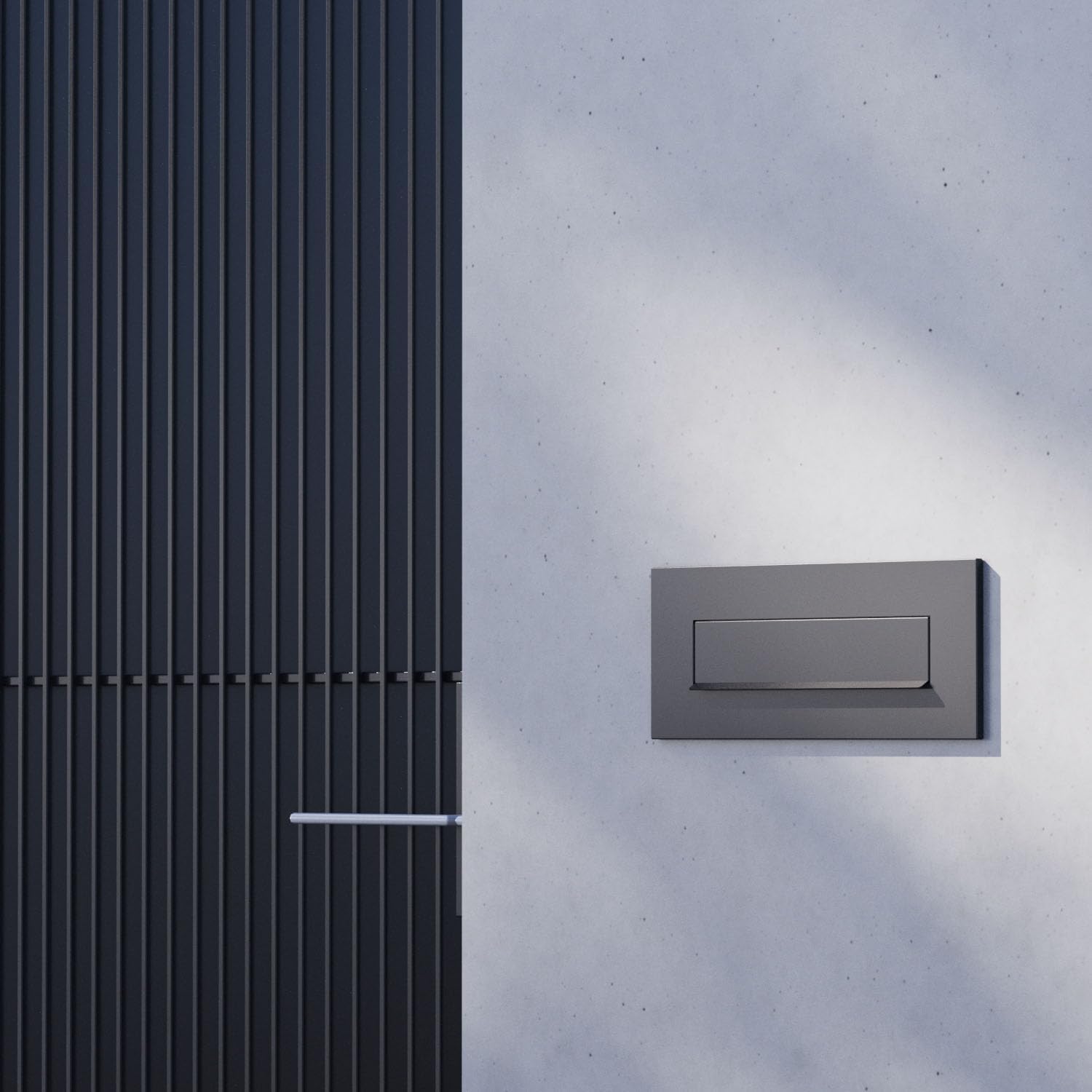 Built-in Black Mailbox - Custom Mailbox Insert - Super NOVA by Bravios