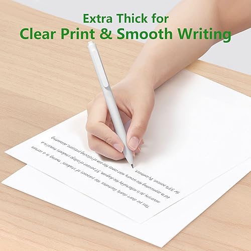 Miniatura 4 de Papel térmico A4 Direct para impresora térmica portátil Terrime A4, papel de rollo de 8.27 x 11.69 pulgadas, sin BPA, 50 hojasrollo (paquete de 2)