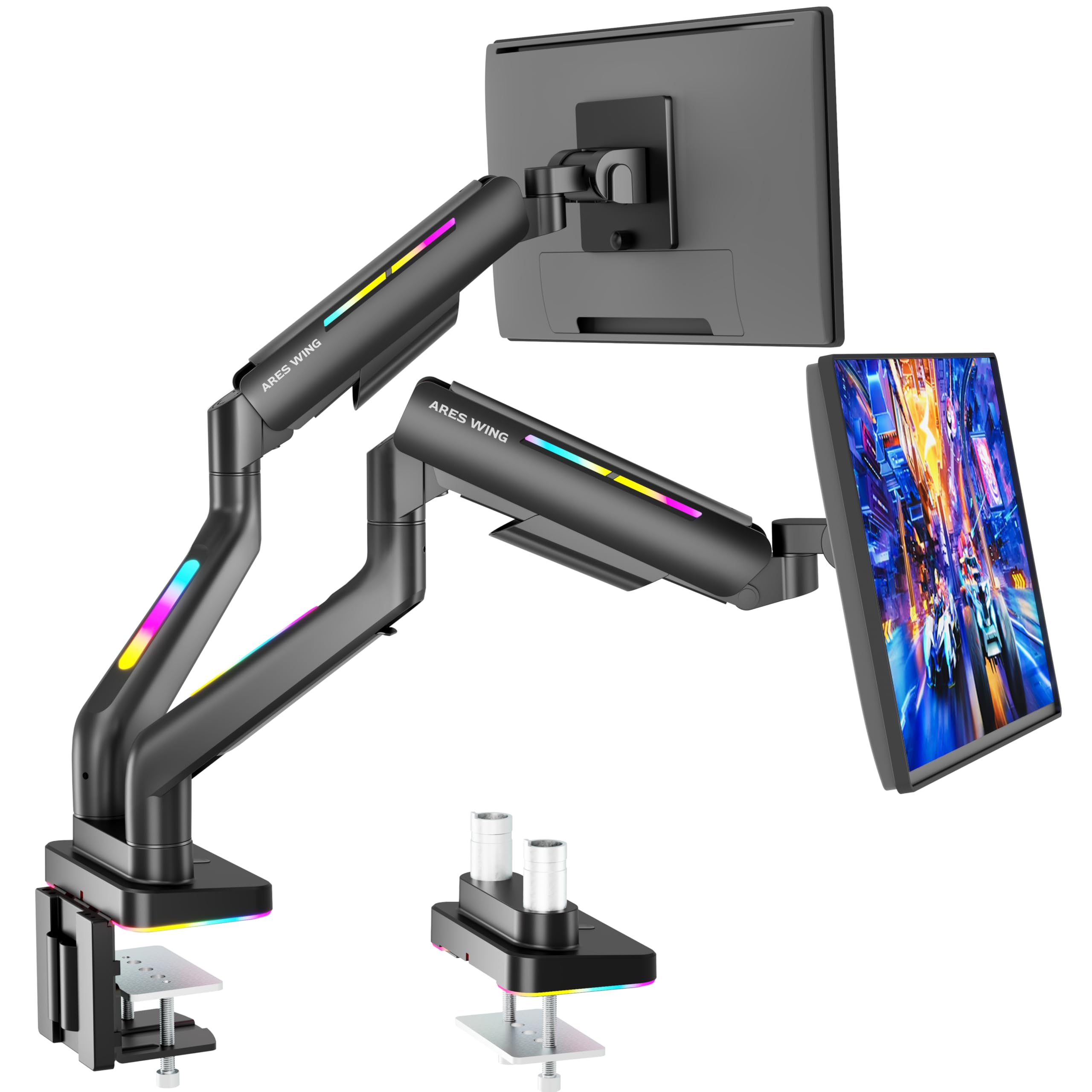 Amazon.com: ARES WING Dual Monitor Mount for 17-35 Inch Ultrawide