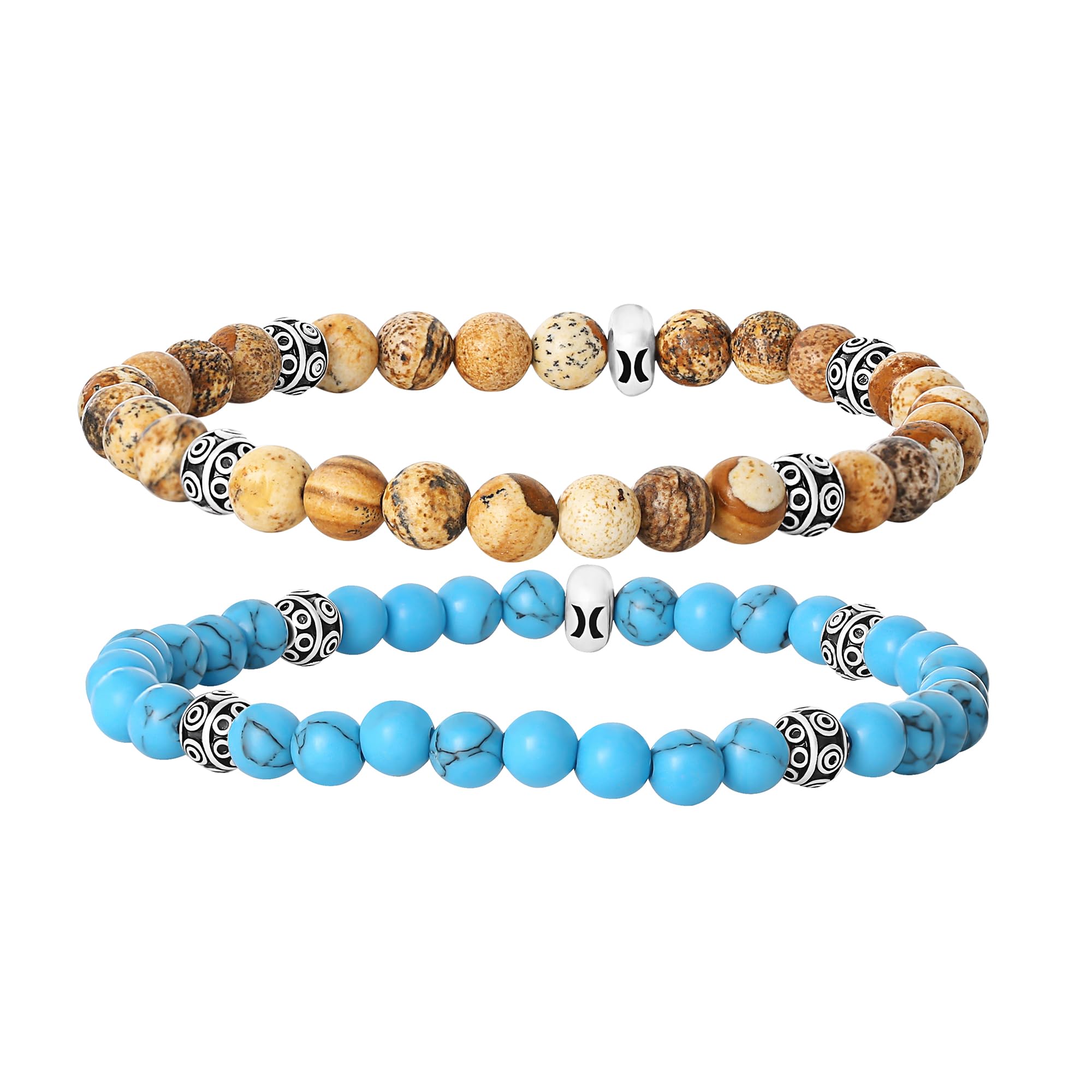 【HURLEY BURLEY】パーソナライズ オニキス ビーズ ブレスレット 71nkgyne8ZL.jpg