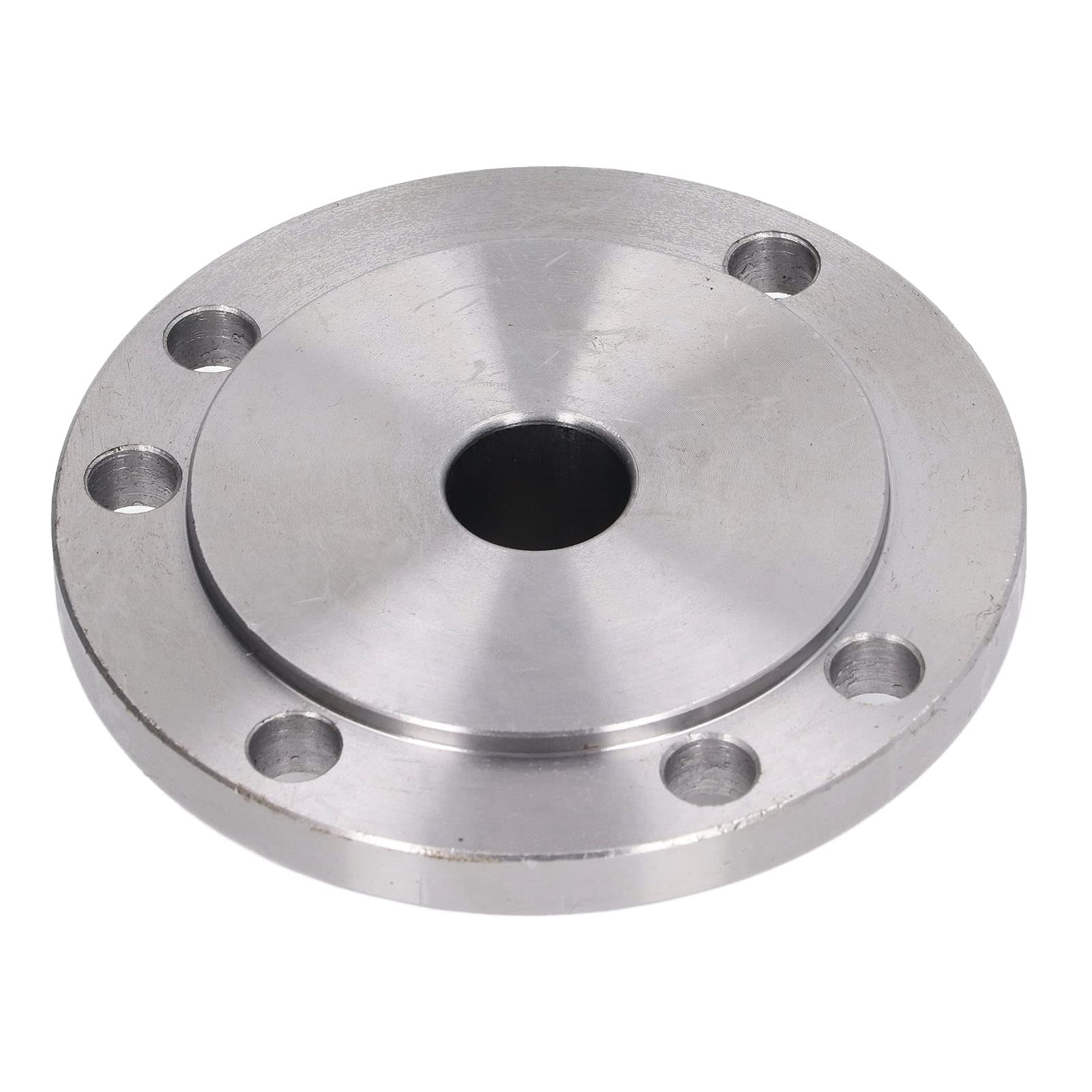Planscheibe für Drehmaschinen aus Hochmanganhaltigem Stahl, Starke und Stabile Planscheibe für Spannfutter 100 Mm für K11 100, K72 100 mit Flachen Schneidflächen, Leicht zu