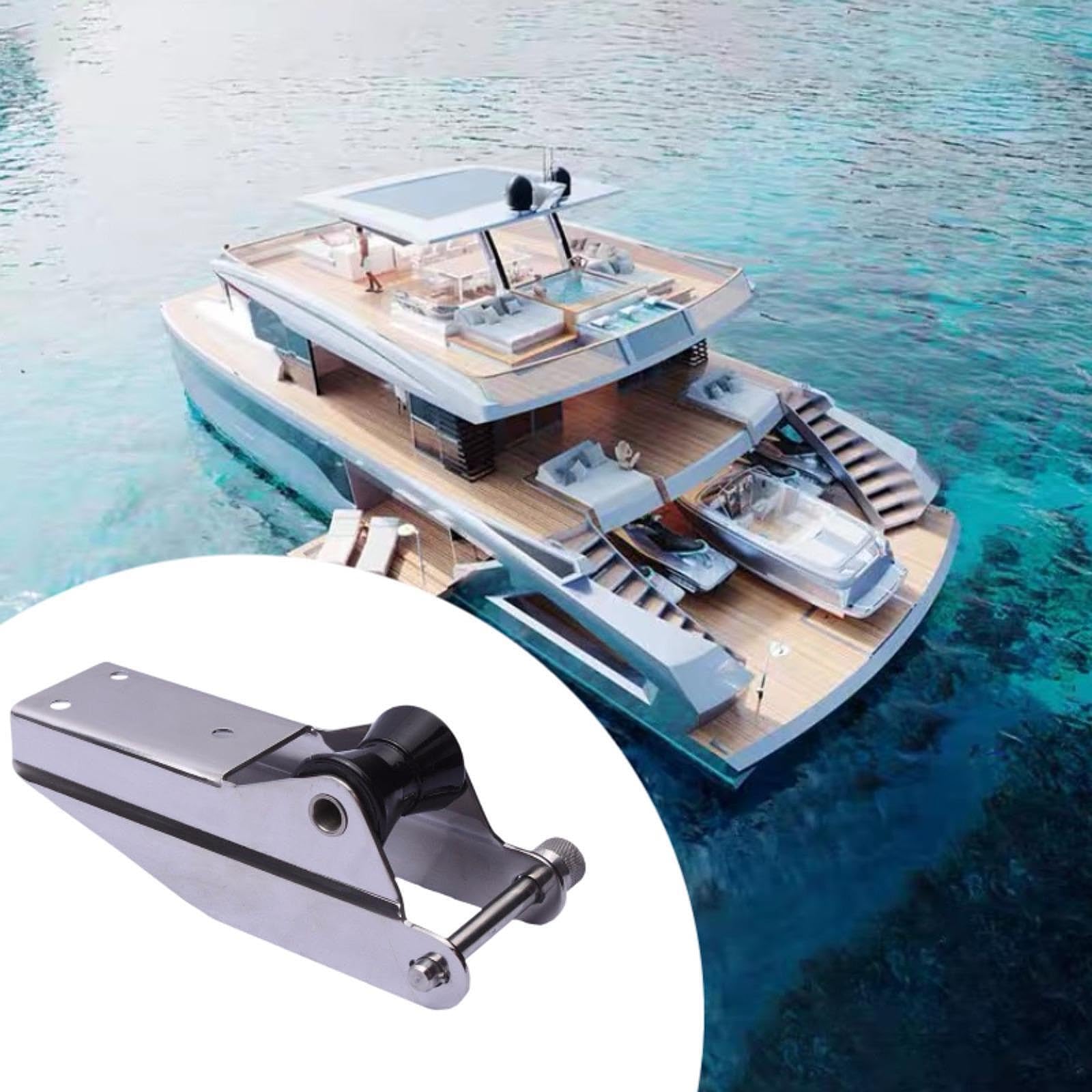 BEALIFE Rullo di Ancoraggio di Prua per Barche, Sollevamento dell'ancora in Acciaio Inossidabile ad Resistenza da 230 mm