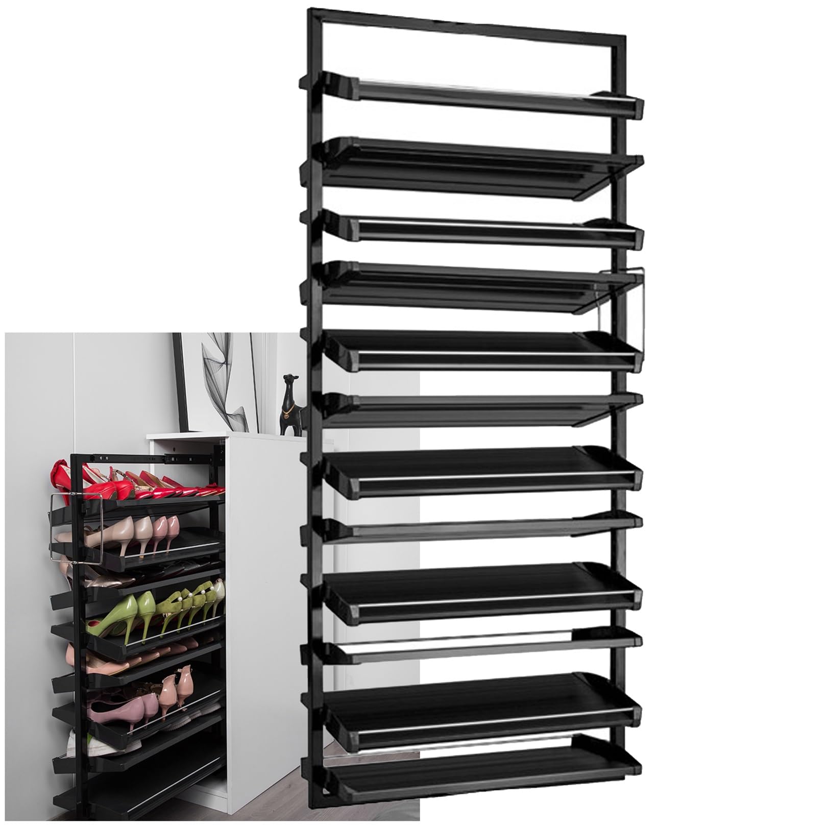 Shoe Stacker Stackable Shoe Rack For Closet Tier Shoe Rack For